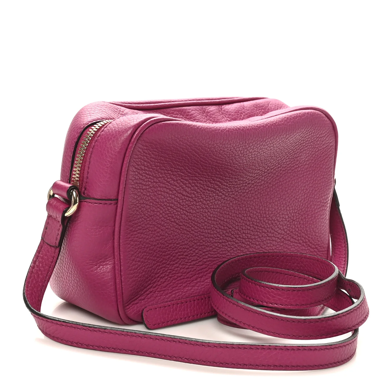Cellarius Calfskin Small Soho Disco Bag Bright Bouganville - Image 3