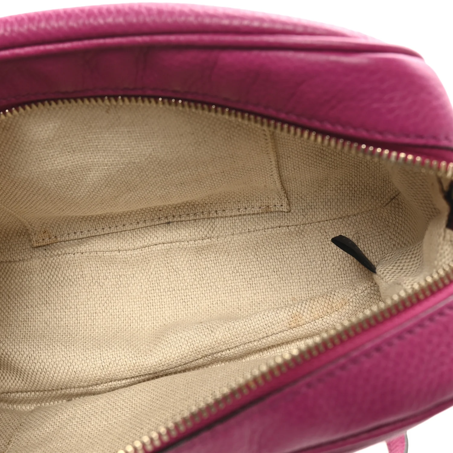 Cellarius Calfskin Small Soho Disco Bag Bright Bouganville - Image 5