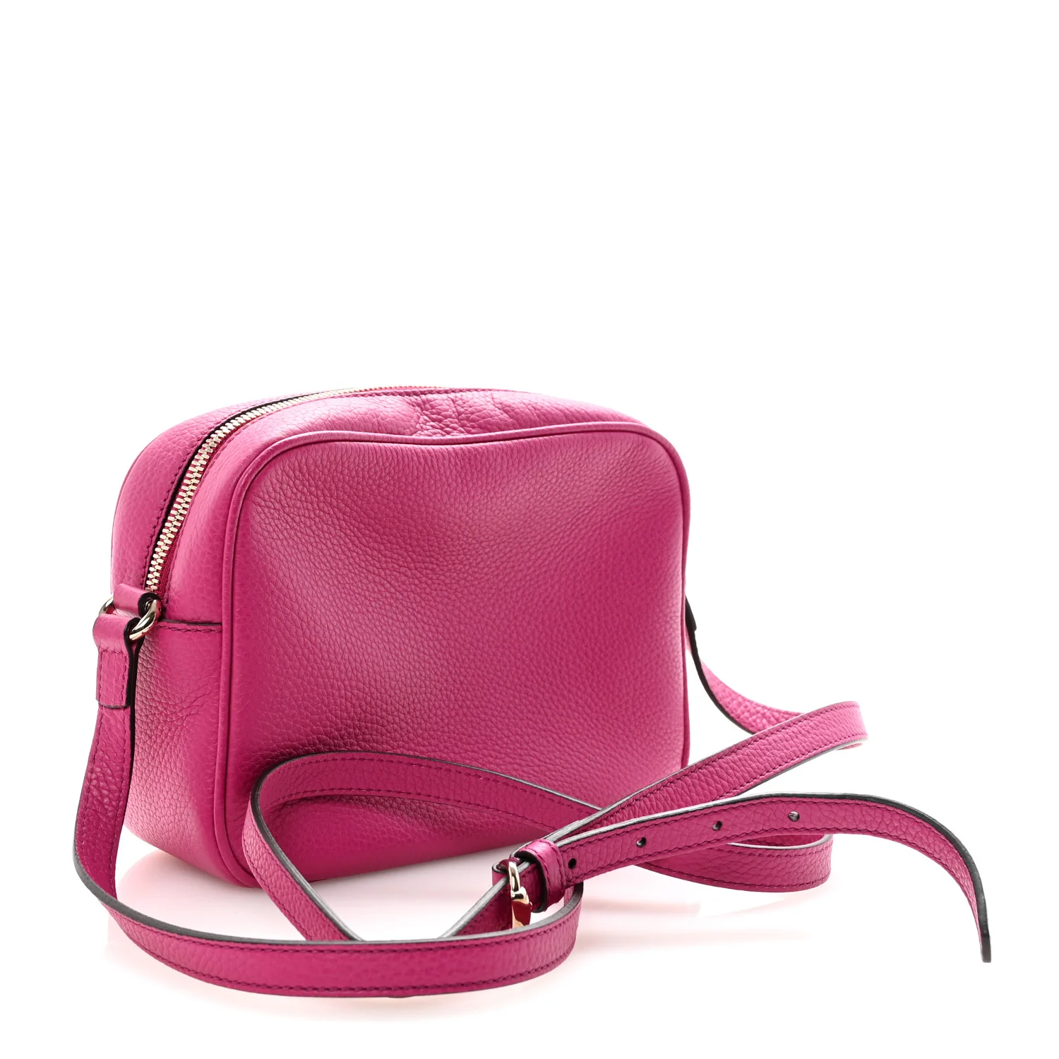Cellarius Calfskin Small Soho Disco Bag Bright Bouganville - Image 3