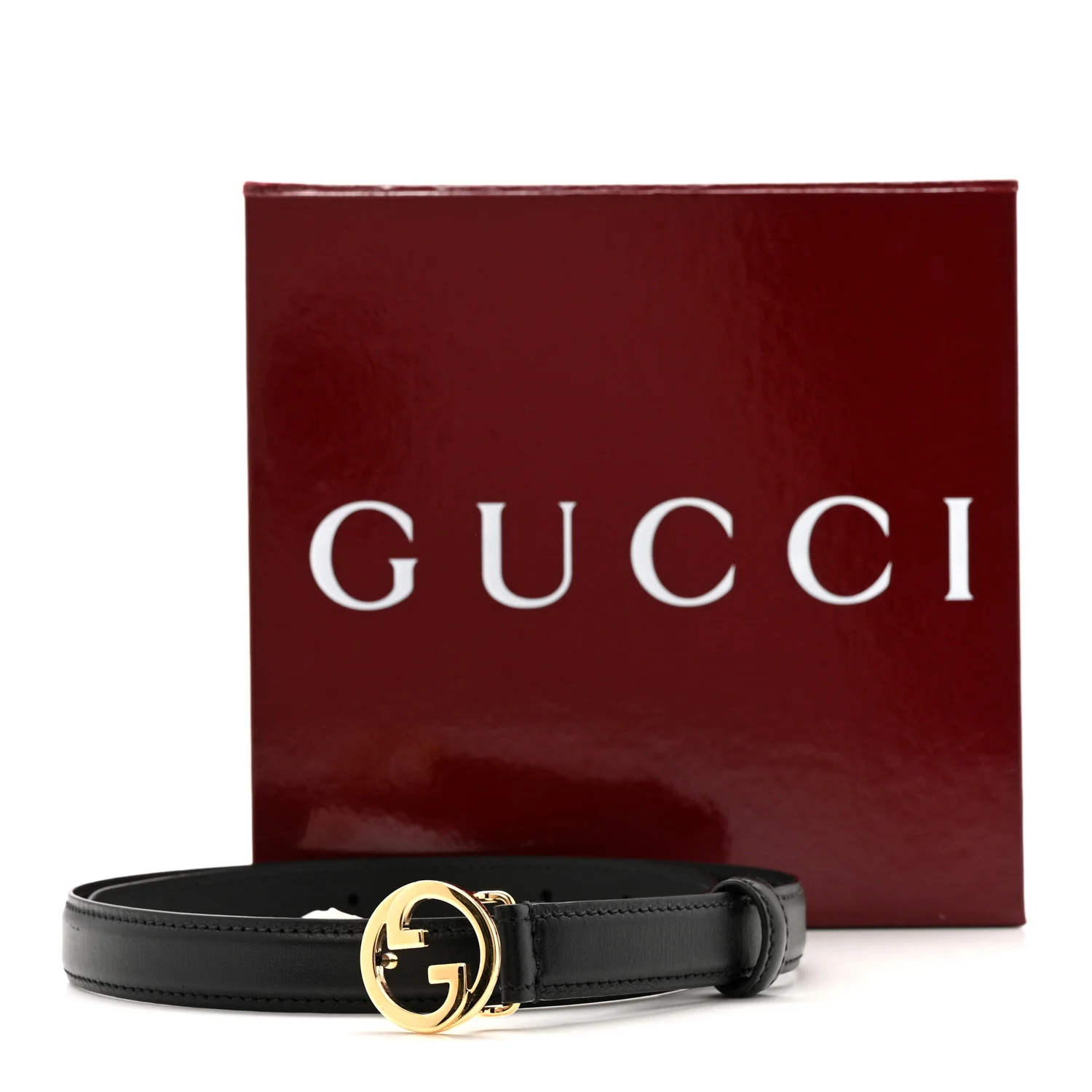 Ciny Lux Calfskin Blondie 20mm Belt 70 28 Black - Image 14