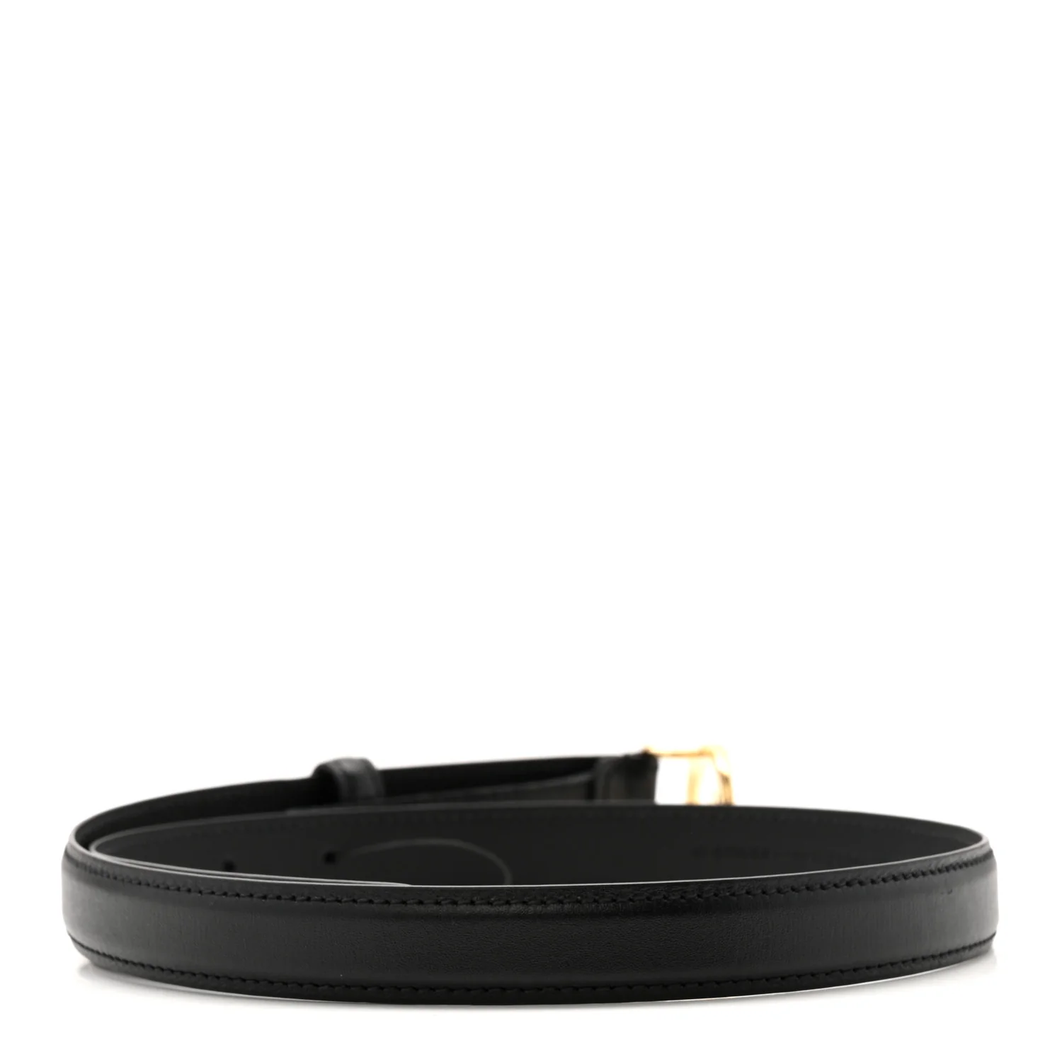 Ciny Lux Calfskin Blondie 20mm Belt 70 28 Black - Image 4