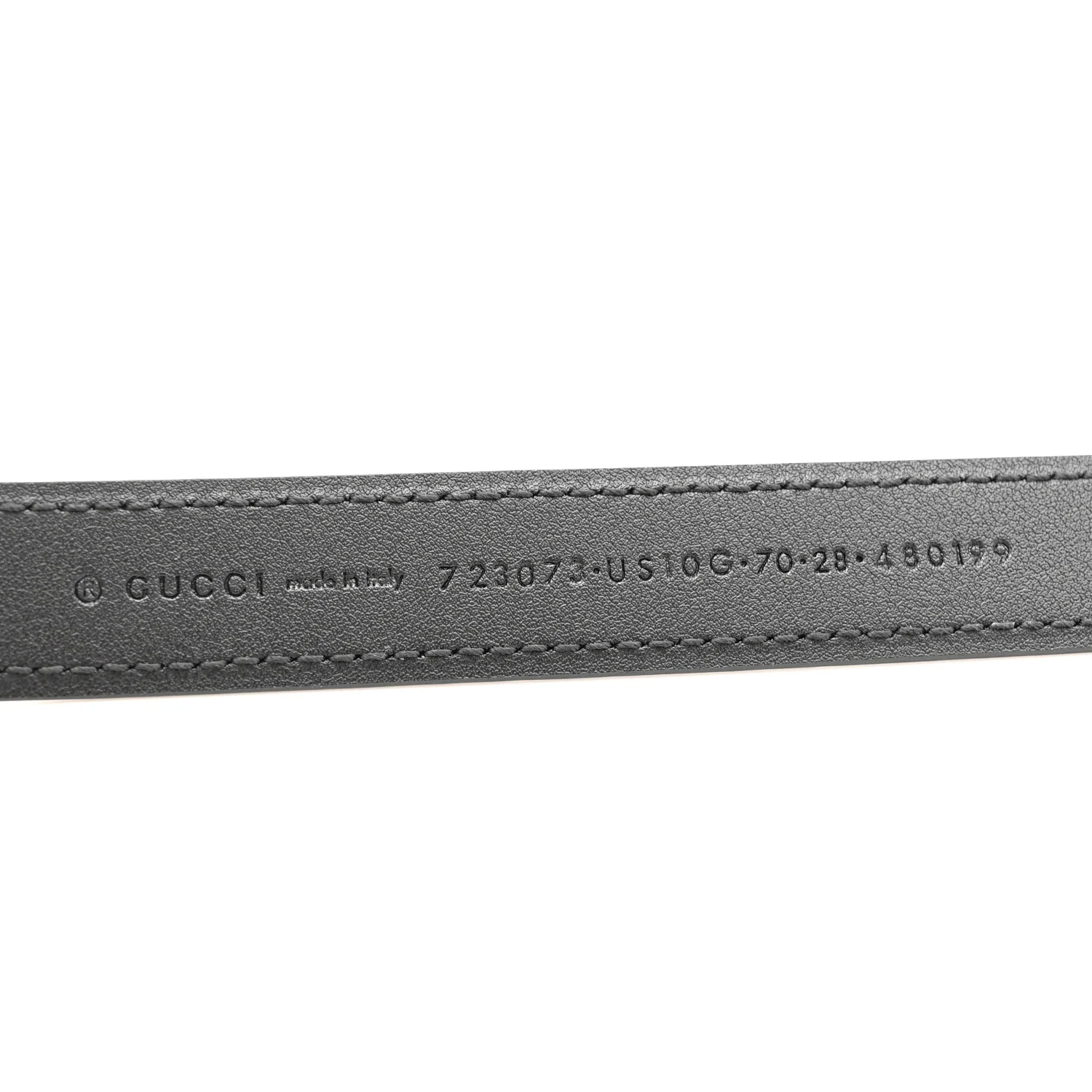 Ciny Lux Calfskin Blondie 20mm Belt 70 28 Black - Image 9