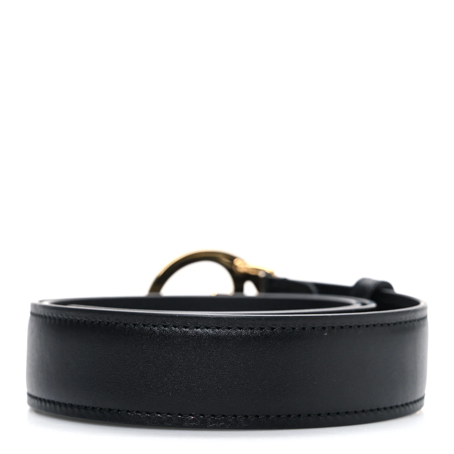 Ciny Lux Calfskin Blondie 30mm Belt 75 30 Black - Image 2