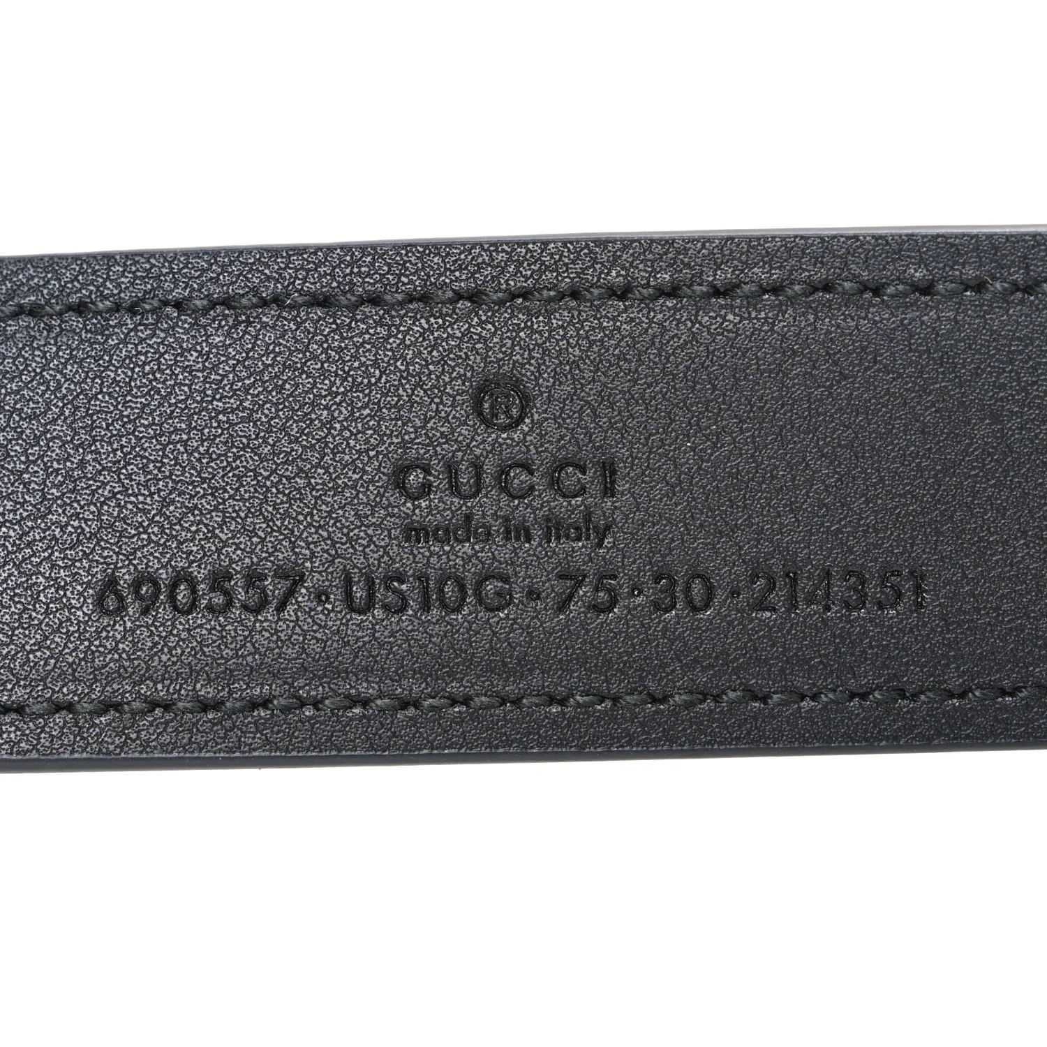Ciny Lux Calfskin Blondie 30mm Belt 75 30 Black - Image 5