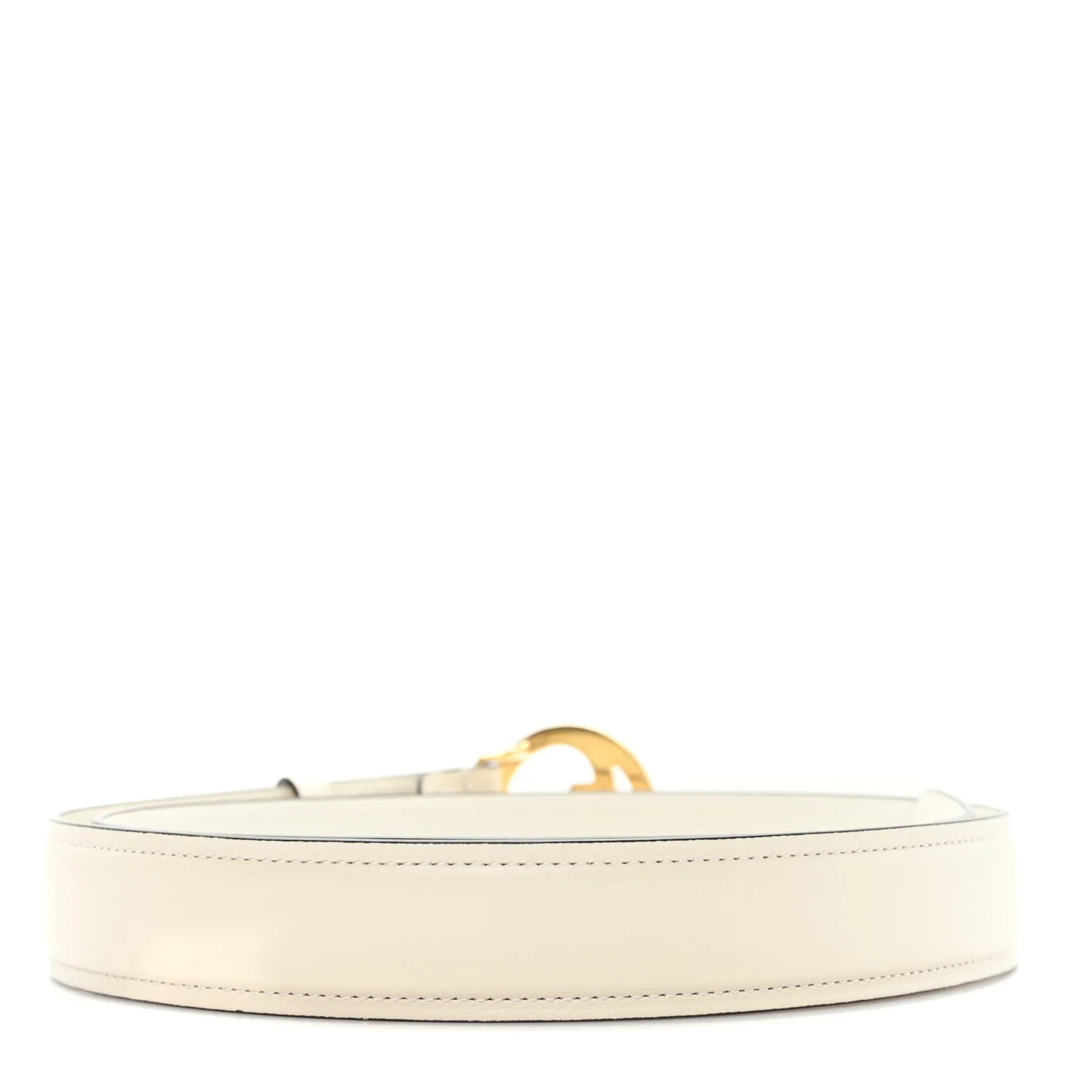 Ciny Lux Calfskin Blondie 30mm Belt 95 38 White - Image 2