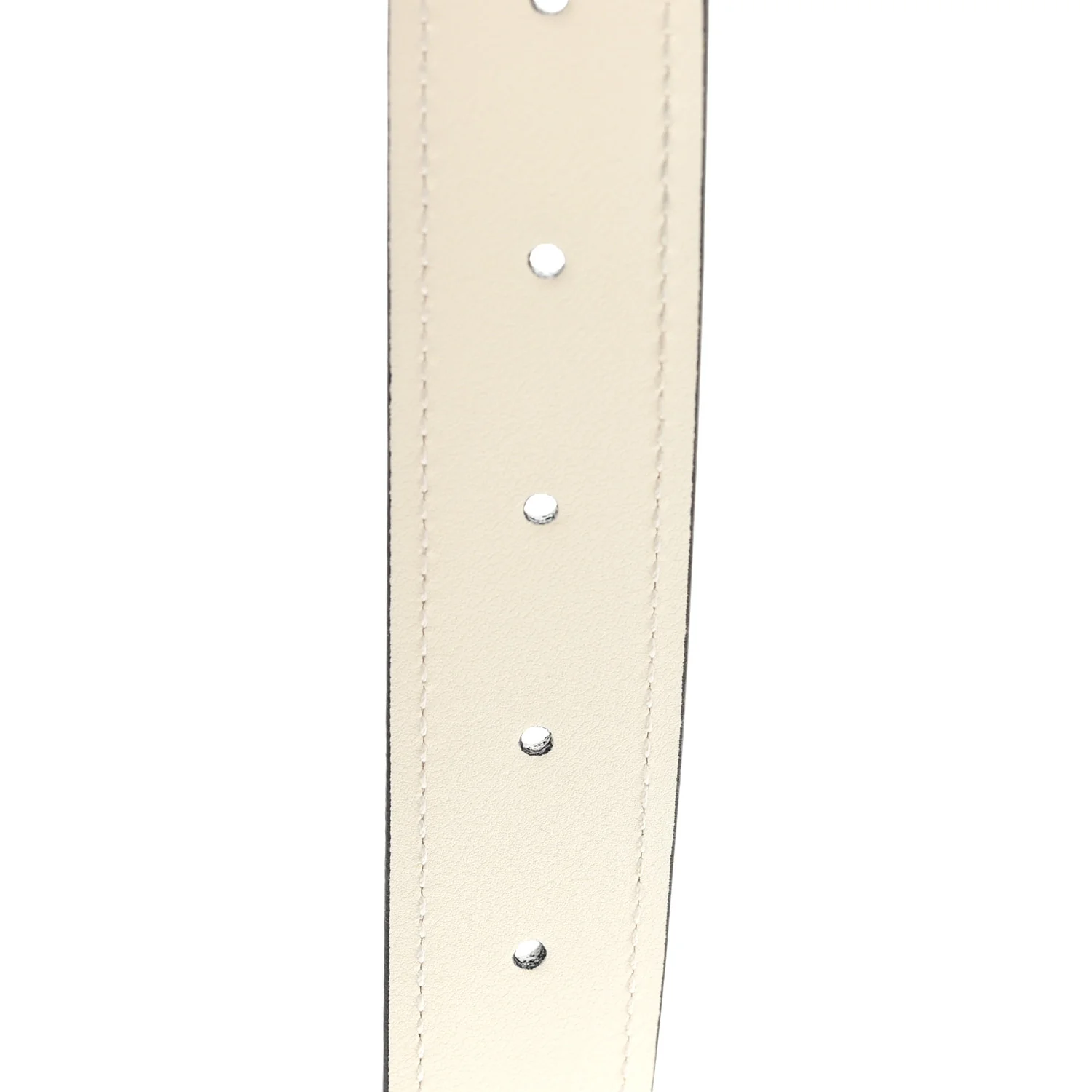 Ciny Lux Calfskin Blondie 30mm Belt 95 38 White - Image 4