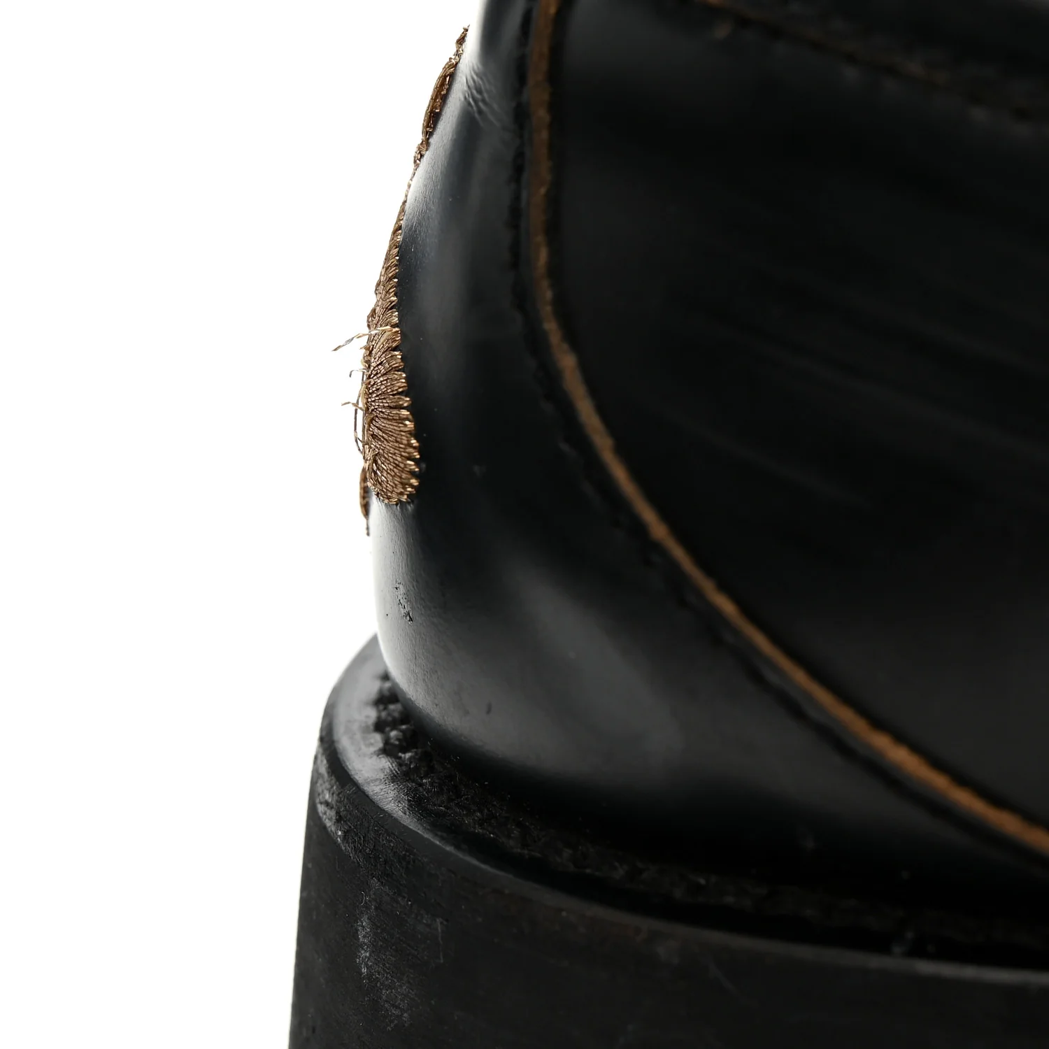 Cordovan Lux Womens Harald Horsebit 25mm Platform Loafers 39 Black - Image 11