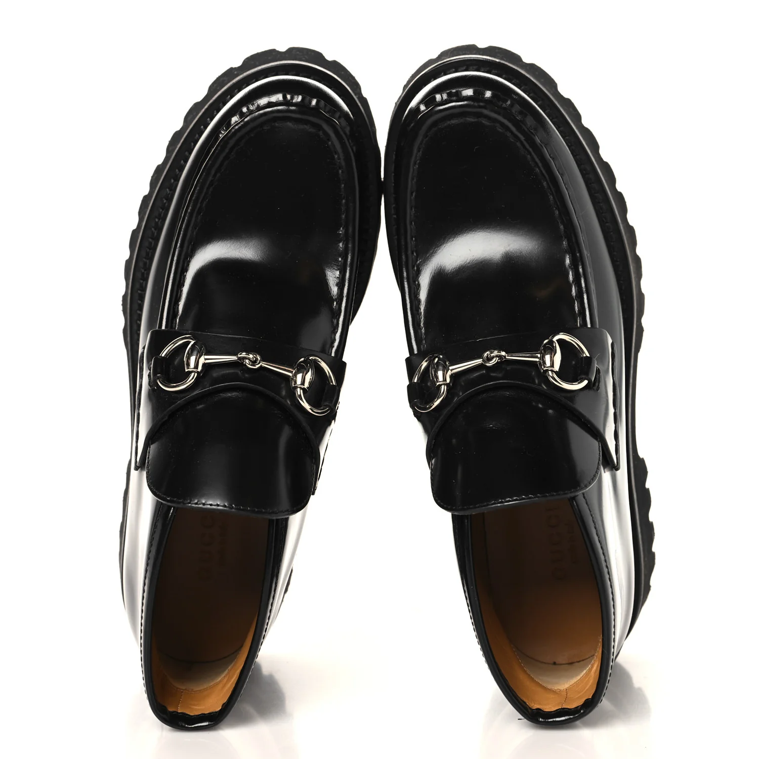 Cordovan Lux Womens Horsebit Platform Ankle Boots 36 Black - Image 2