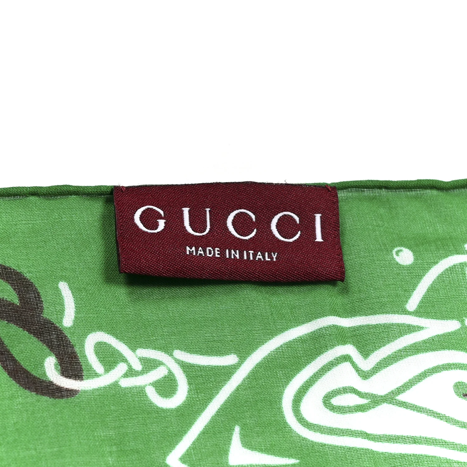 Cotton Bandana Square Scarf New Sailor Green - Image 3
