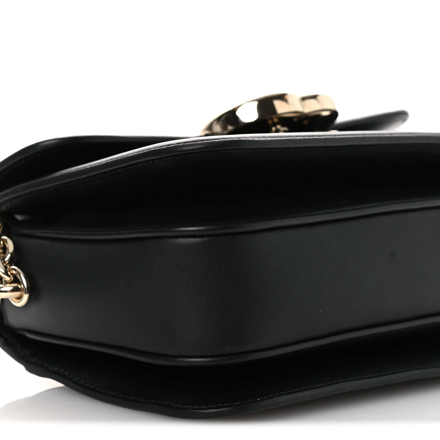 Crepe Wool Silk GG Monogram Go Small Shoulder Bag Black - Image 10