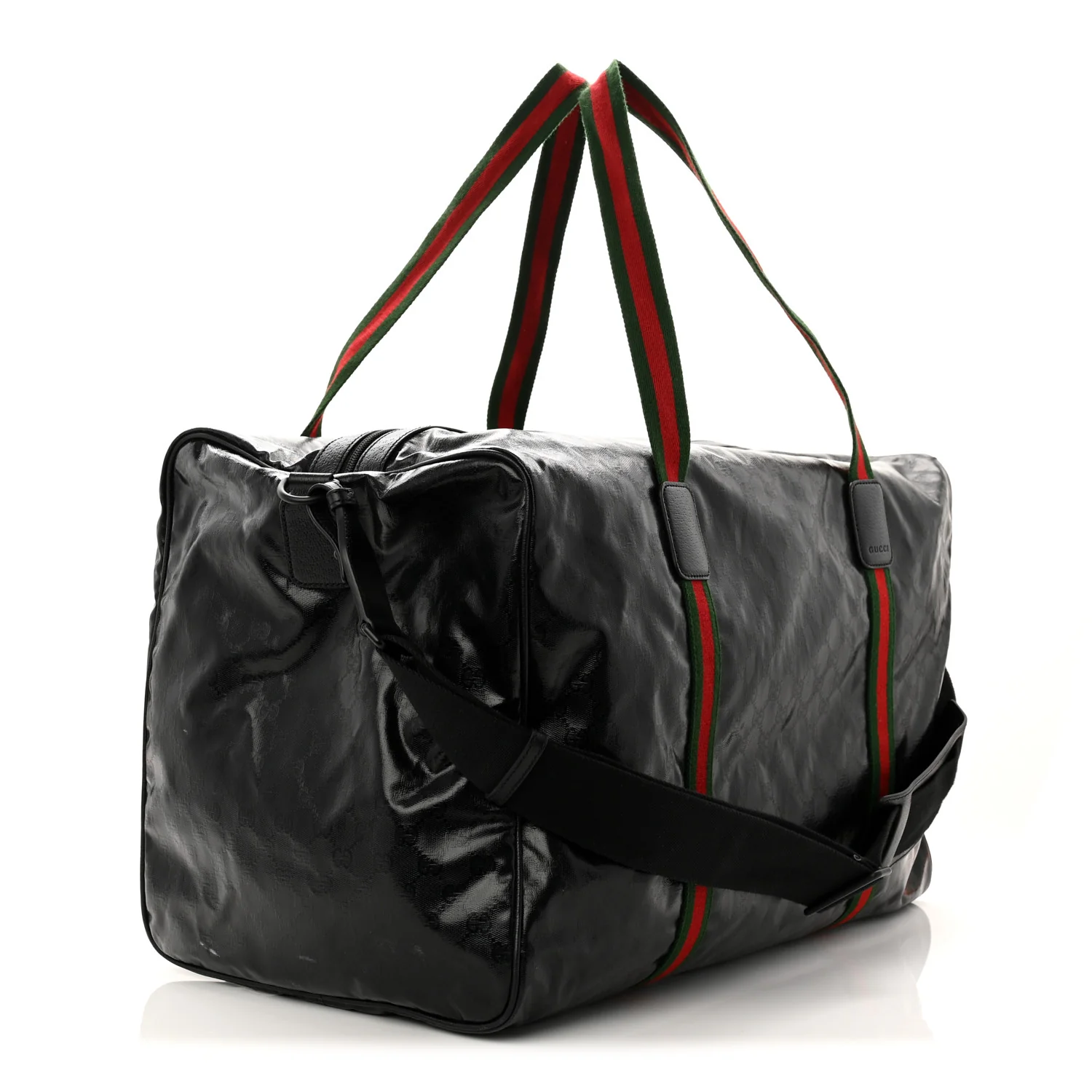 Crystal Monogram Web Large Duffle Bag Black - Image 2
