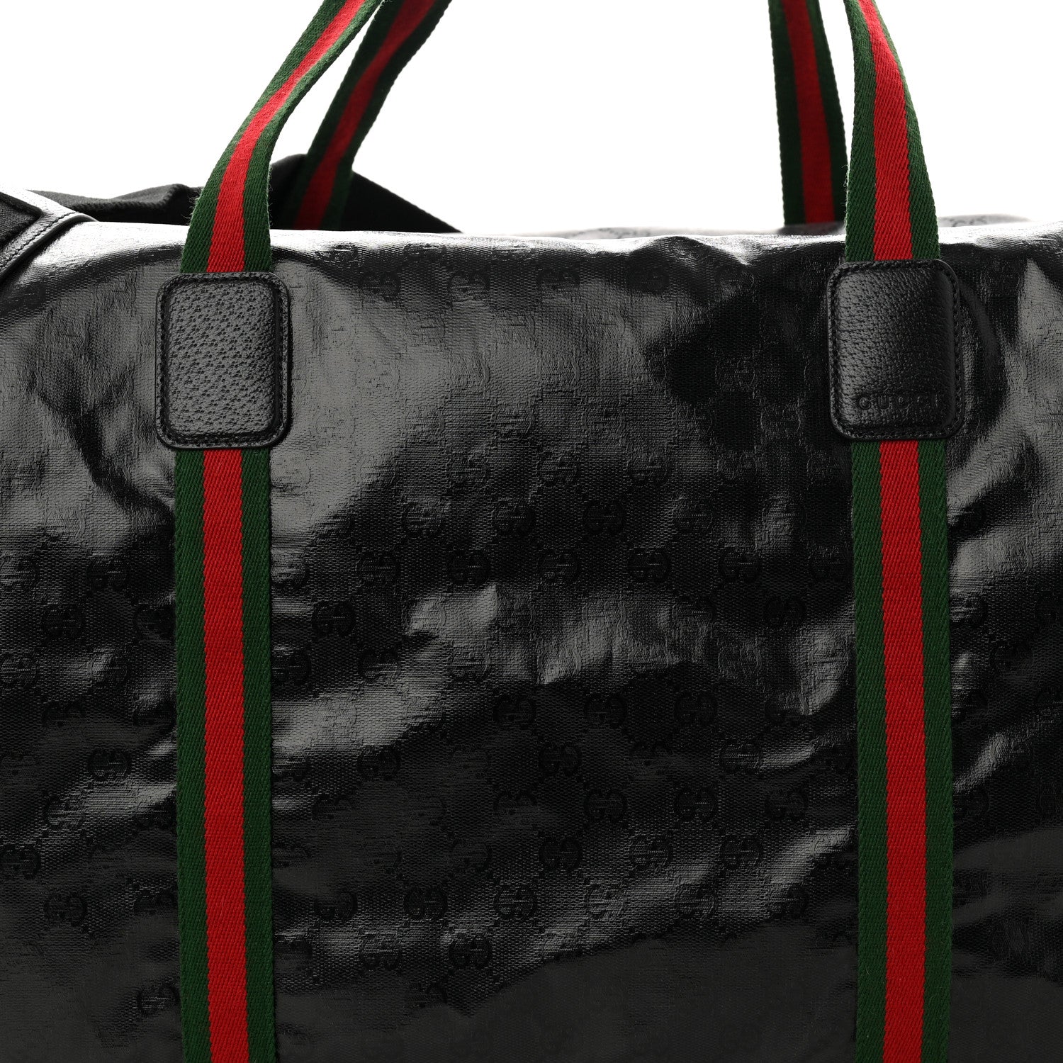 Crystal Monogram Web Large Duffle Bag Black - Image 6