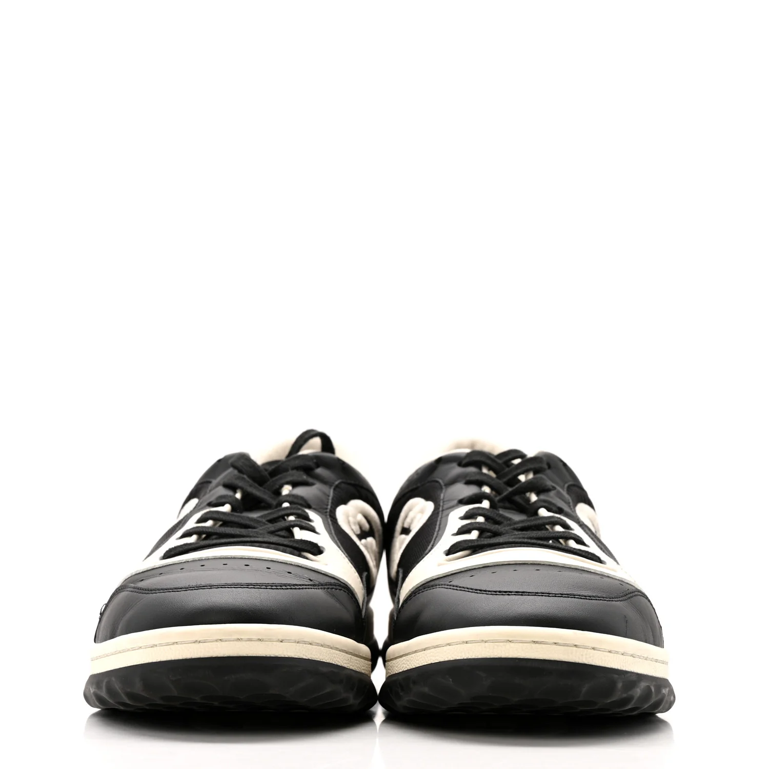 Dali Soft Calfskin Mens Mac80 Sneakers 10.5 Black White - Image 3