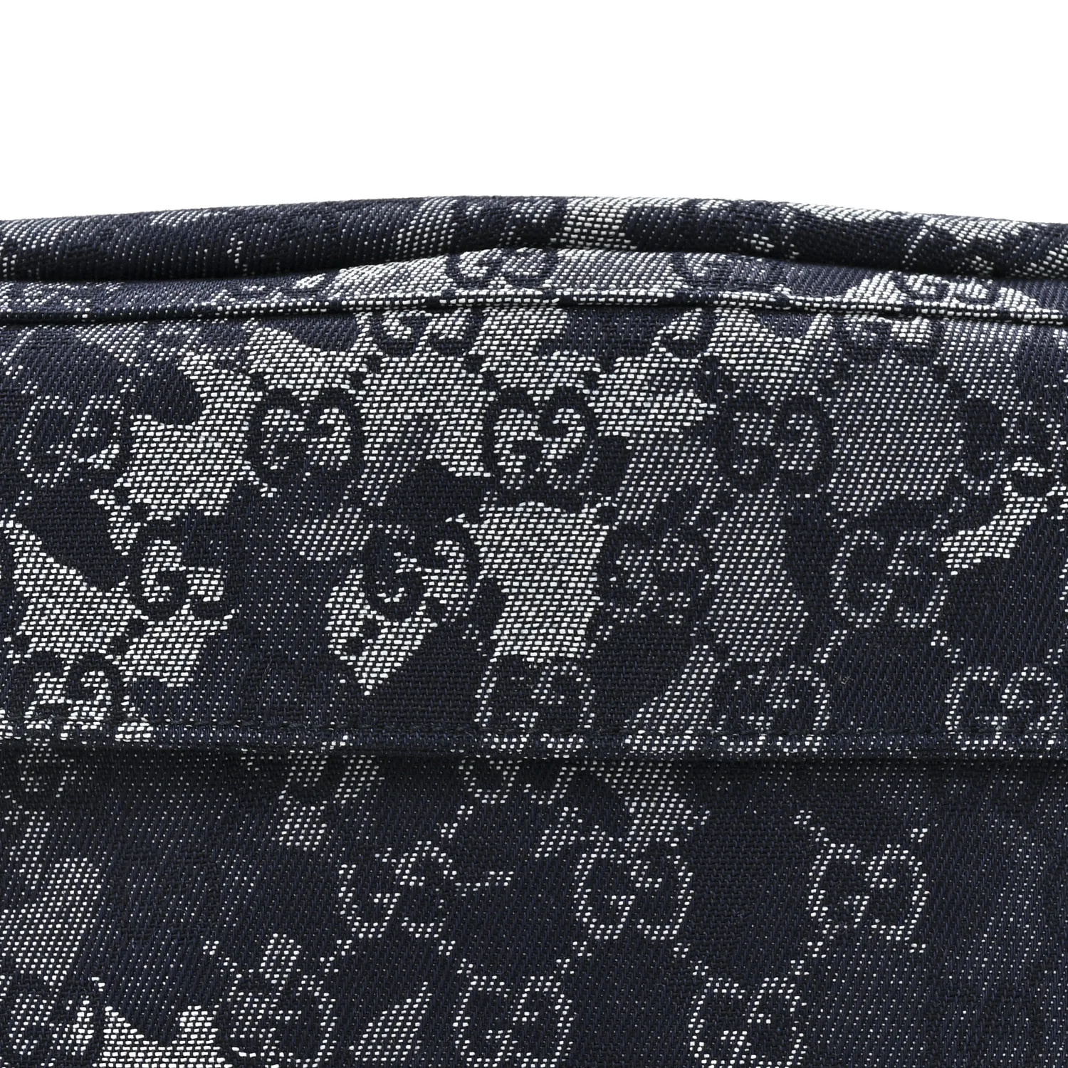Denim GG Monogram Camouflage Belt Bag Blue - Image 8