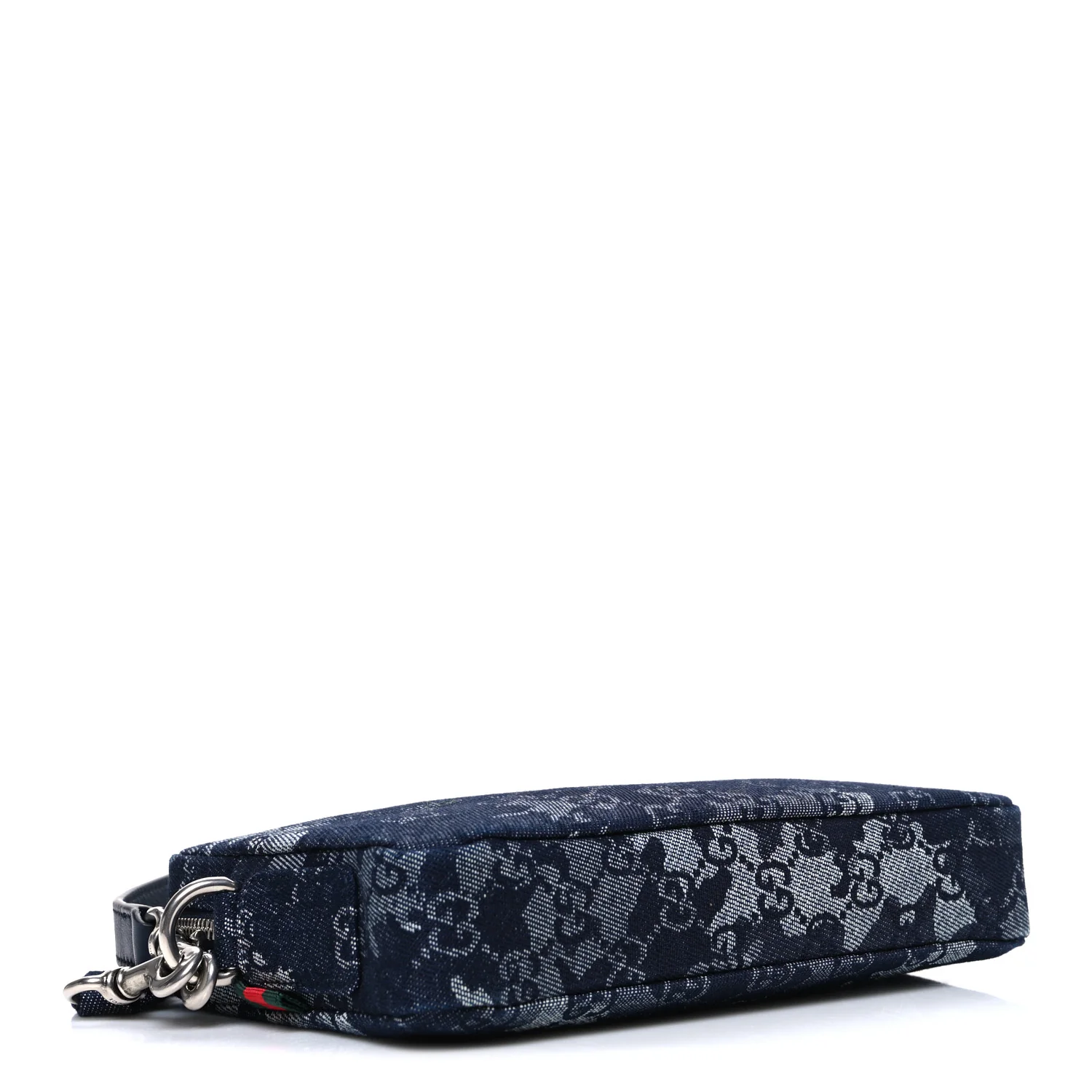 Denim GG Monogram Camouflage Small Crossbody Bag Blue - Image 4