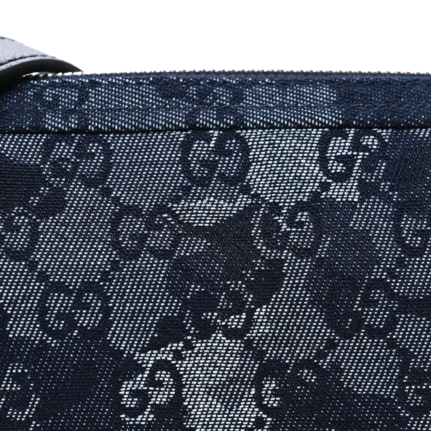 Denim GG Monogram Camouflage Small Crossbody Bag Blue - Image 8