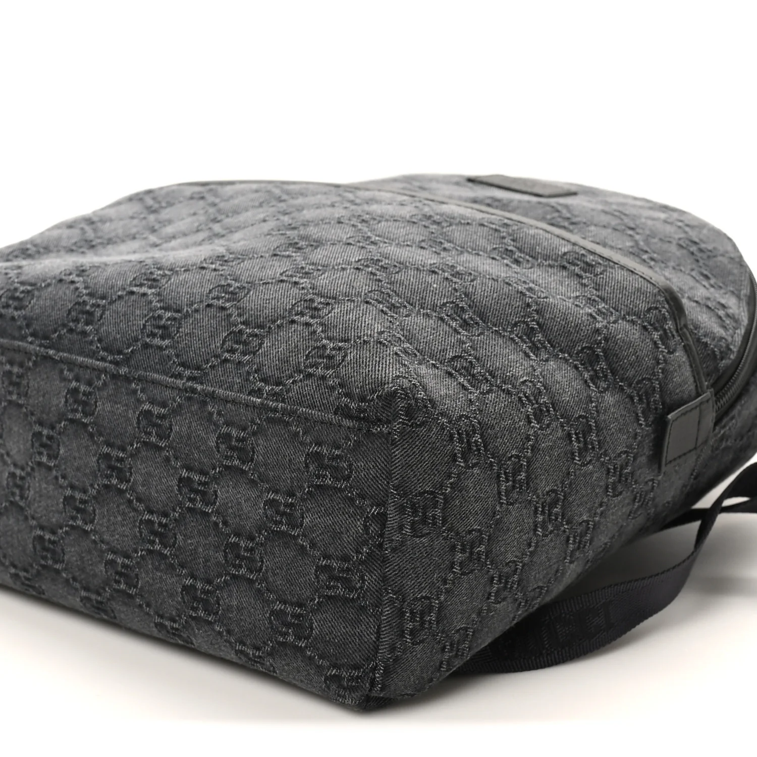 Denim GG Monogram Childrens Backpack Black - Image 10