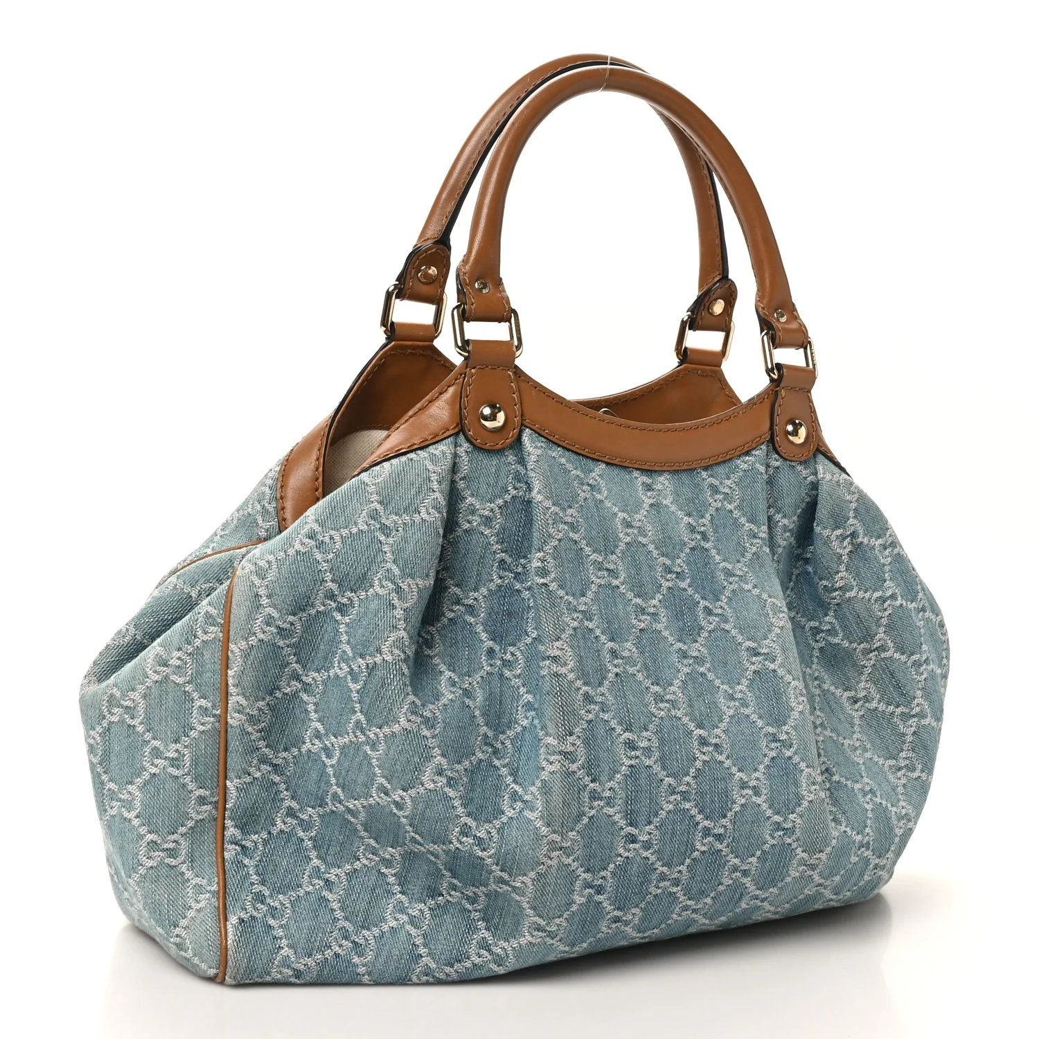 Denim Monogram Medium Sukey Tote Blue - Image 3