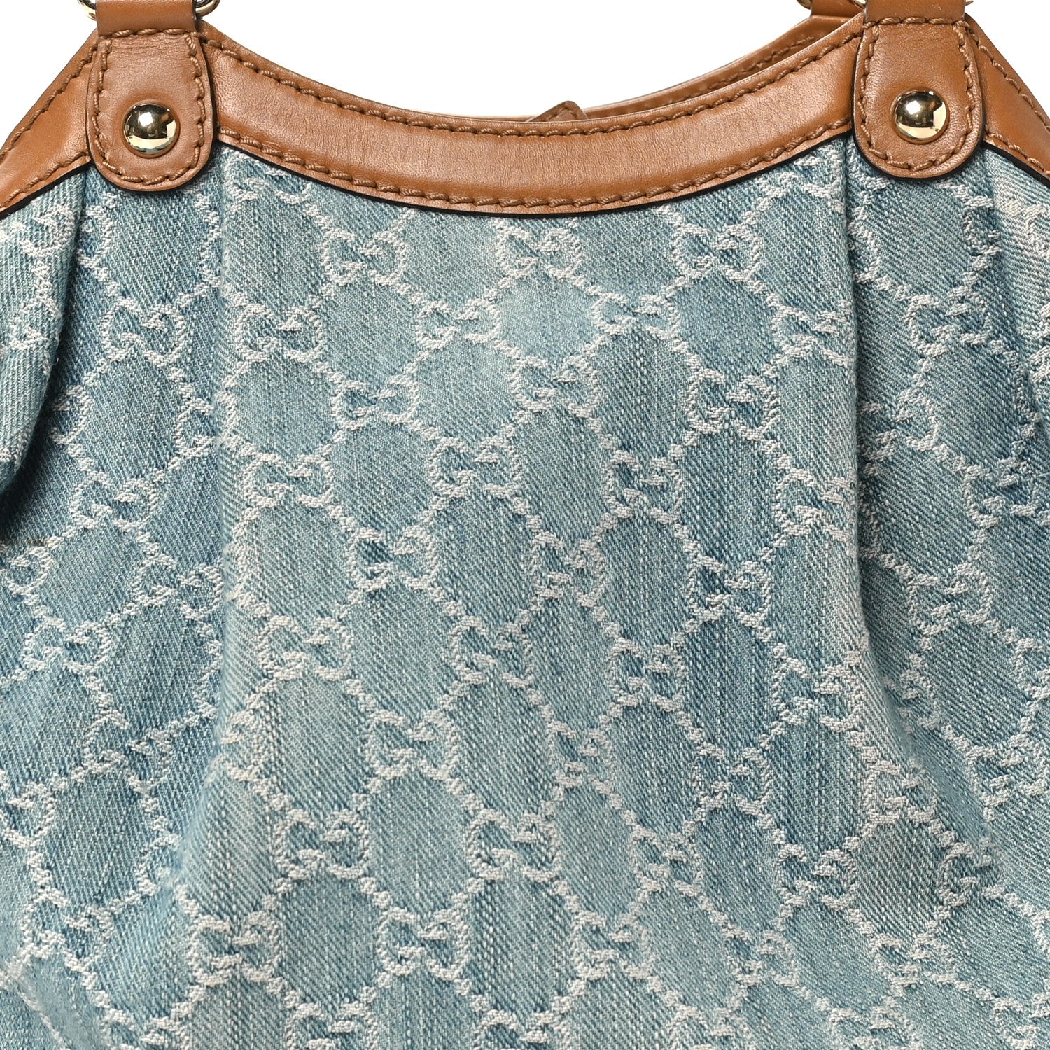 Denim Monogram Medium Sukey Tote Blue - Image 8