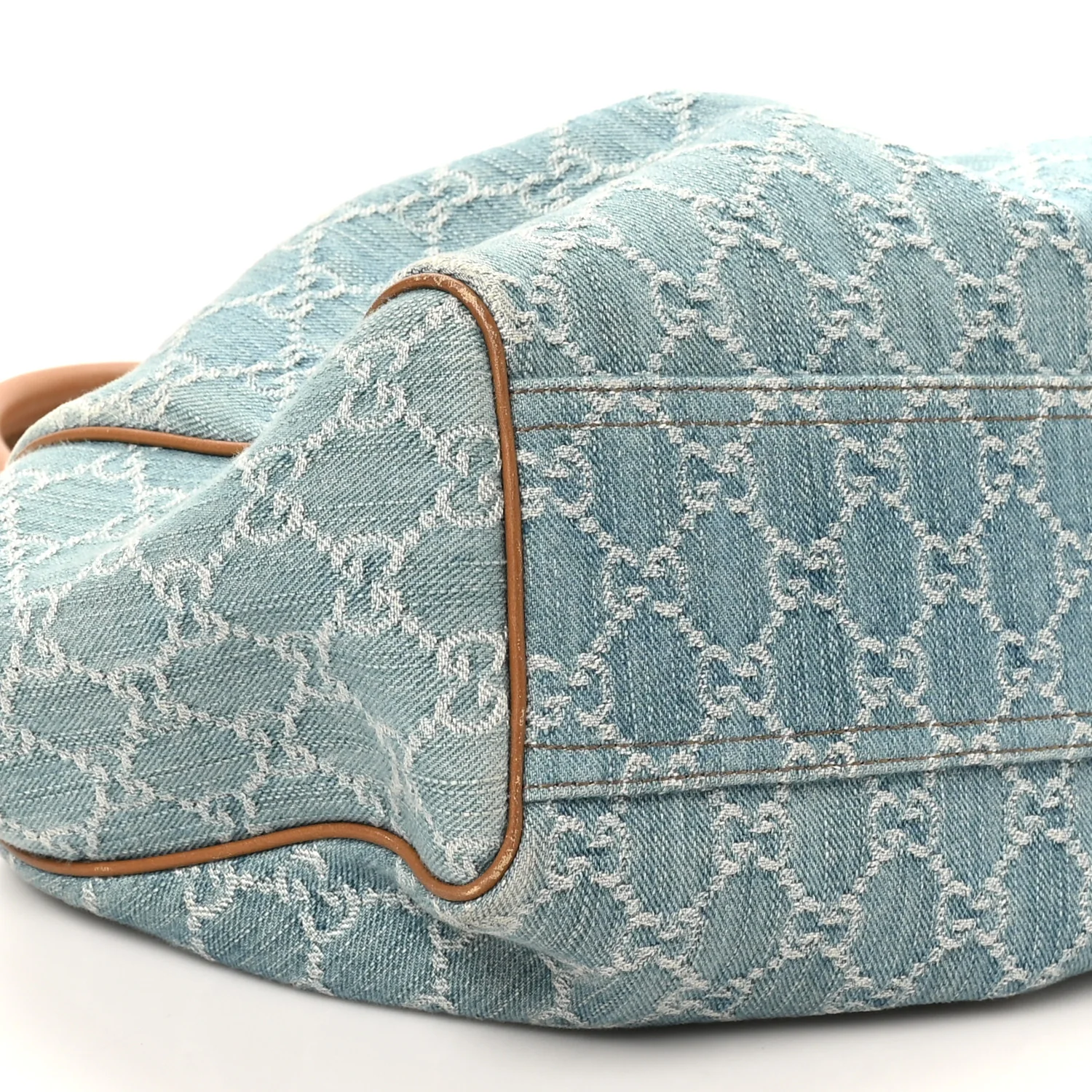 Denim Monogram Medium Sukey Tote Blue - Image 9