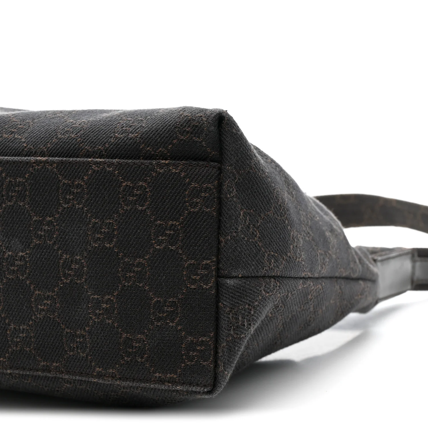 Denim Monogram Small Hobo Dark Brown - Image 10