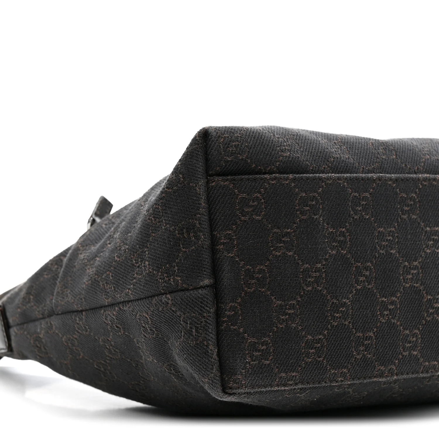 Denim Monogram Small Hobo Dark Brown - Image 9