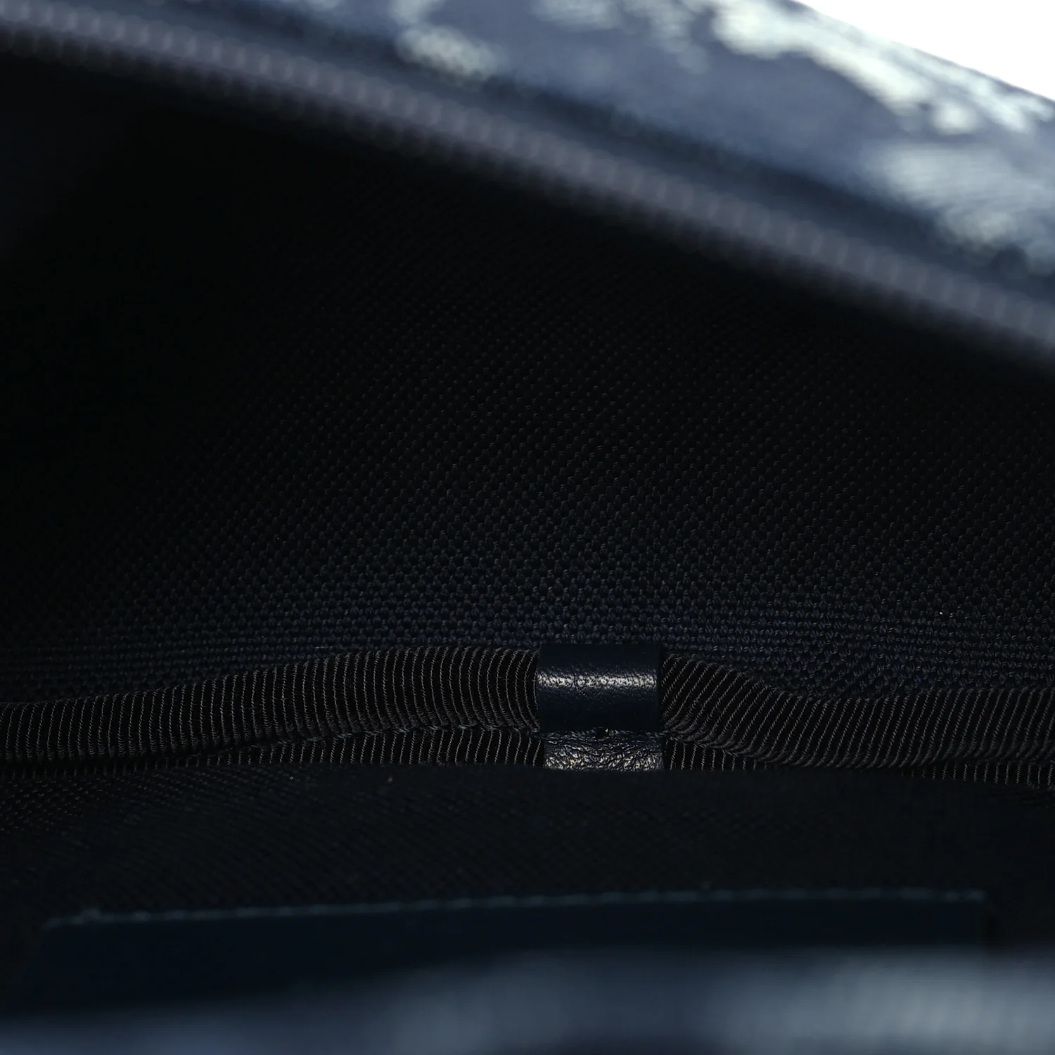 Denim Monogram Web Belt Bag Blue Multicolor - Image 5