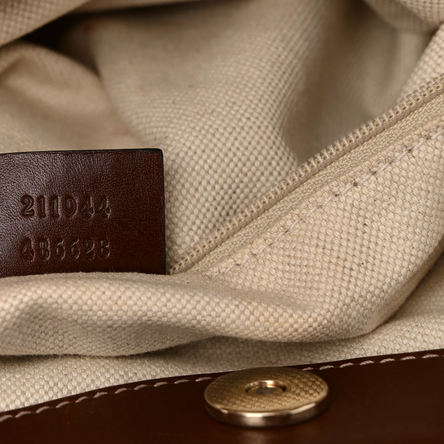 Diamante Medium Sukey Tote Brown - Image 7