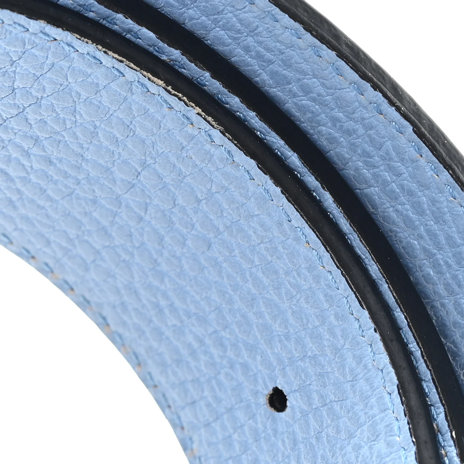 Dollar Calfskin 1973 Reversible Belt 90 36 Black Mineral Blue - Image 5