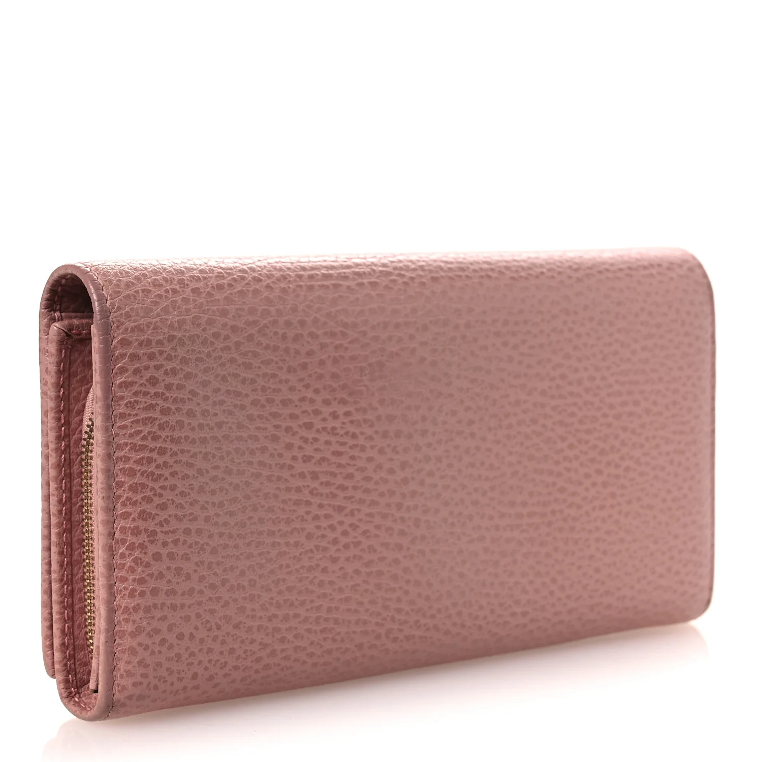 Dollar Calfskin Continental Wallet Soft Pink - Image 3