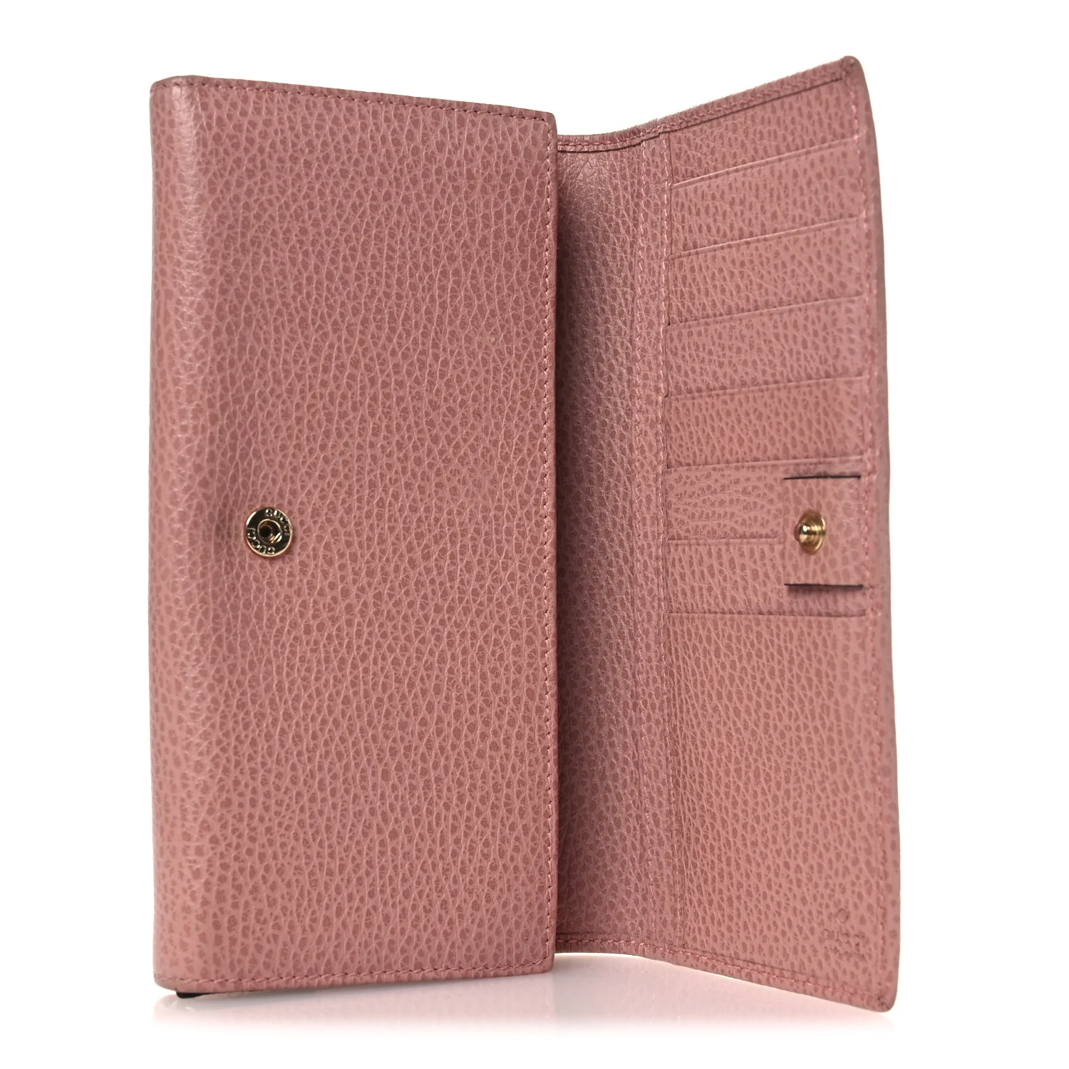 Dollar Calfskin Continental Wallet Soft Pink - Image 5