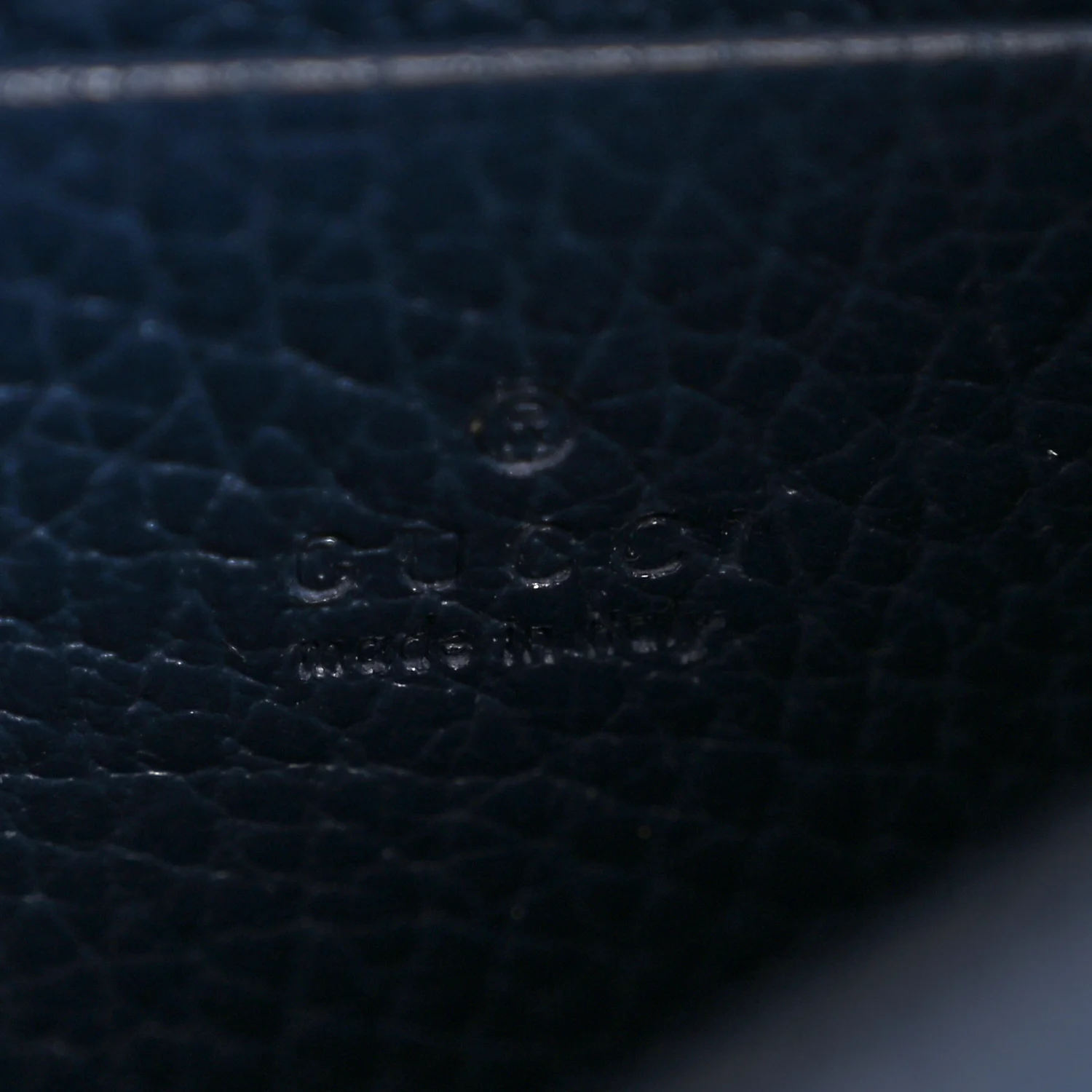 Dollar Calfskin Crystal Mini Dionysus Chain Wallet Blue Agata Black Diamond - Image 6