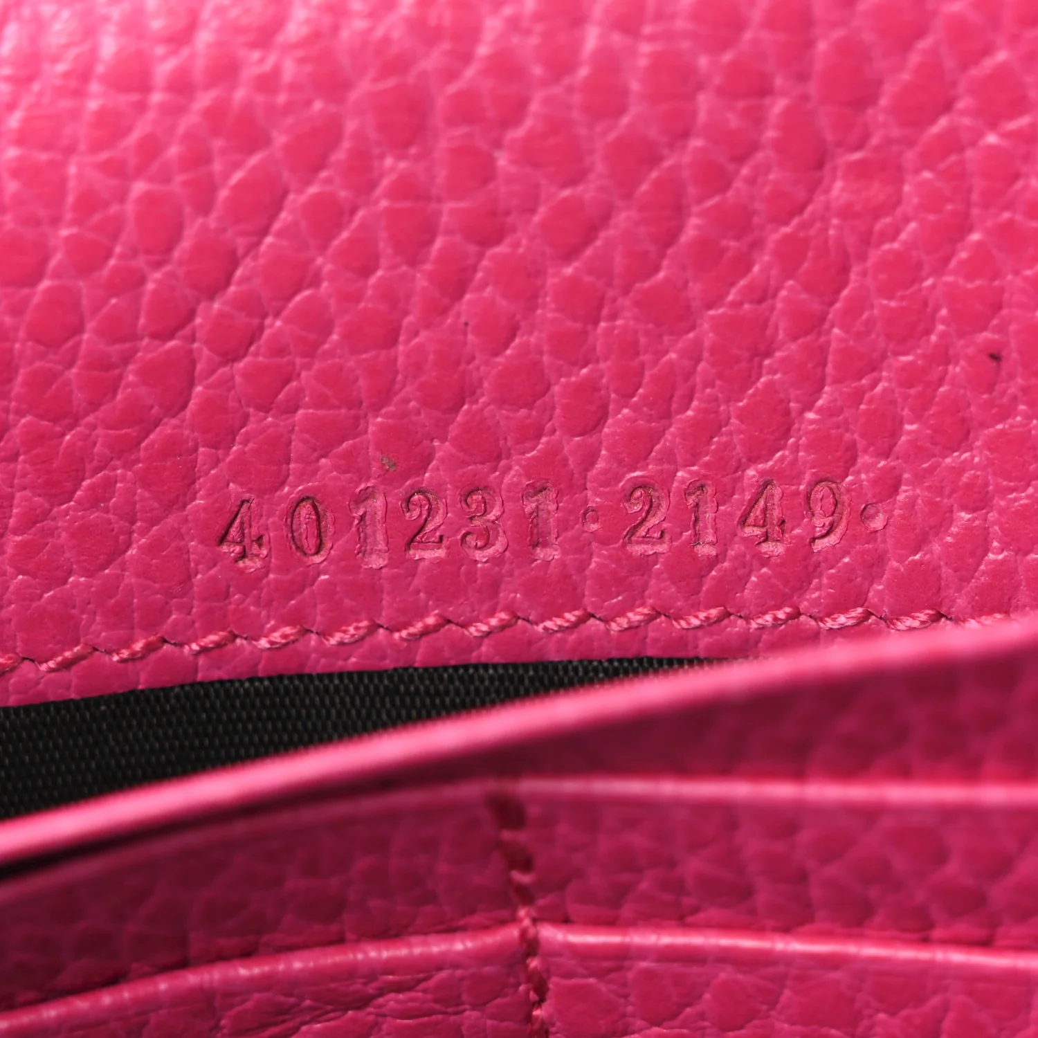 Dollar Calfskin Crystal Mini Dionysus Chain Wallet Box Pink - Image 7