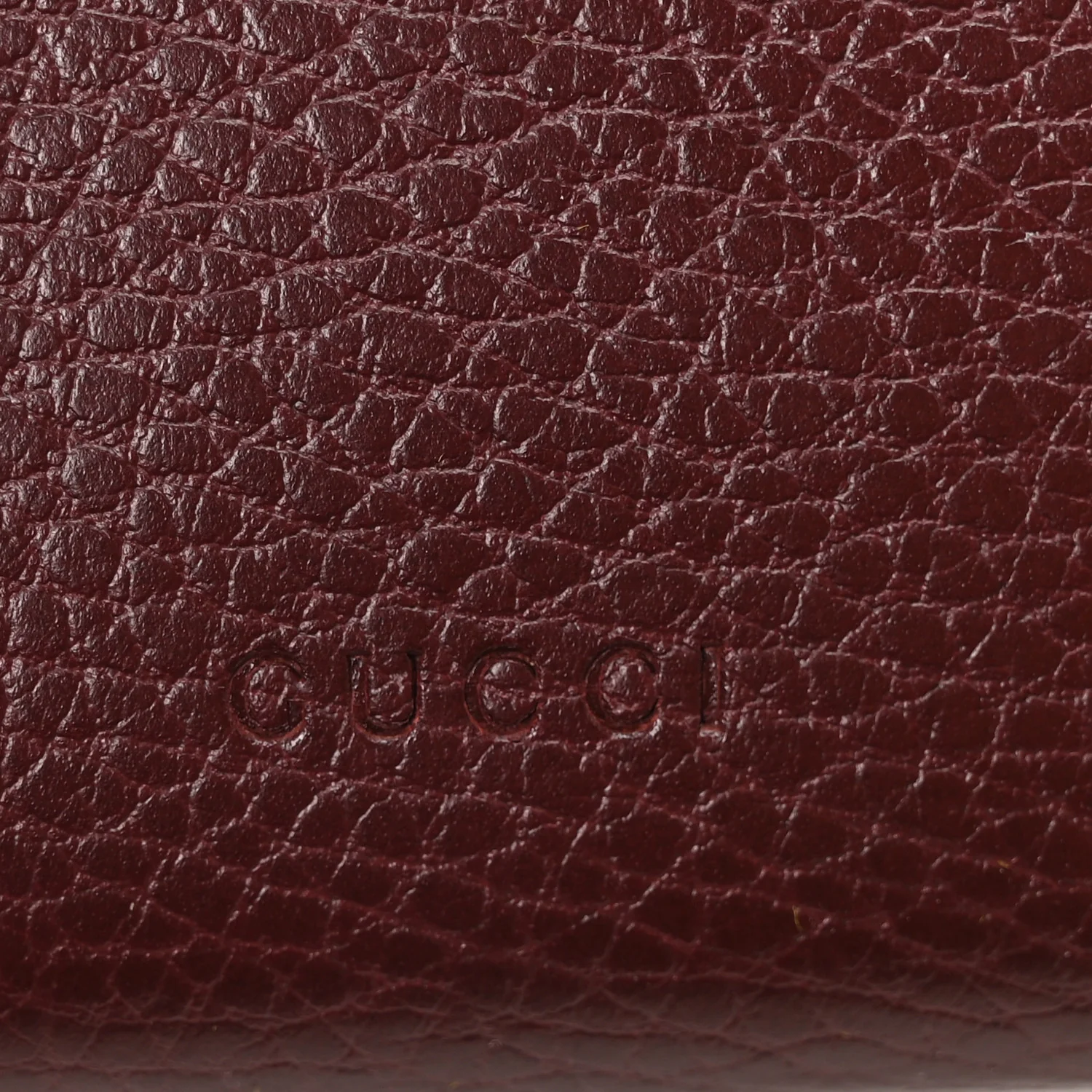 Dollar Calfskin Crystal Mini Dionysus Chain Wallet Vintage Bordeaux - Image 6