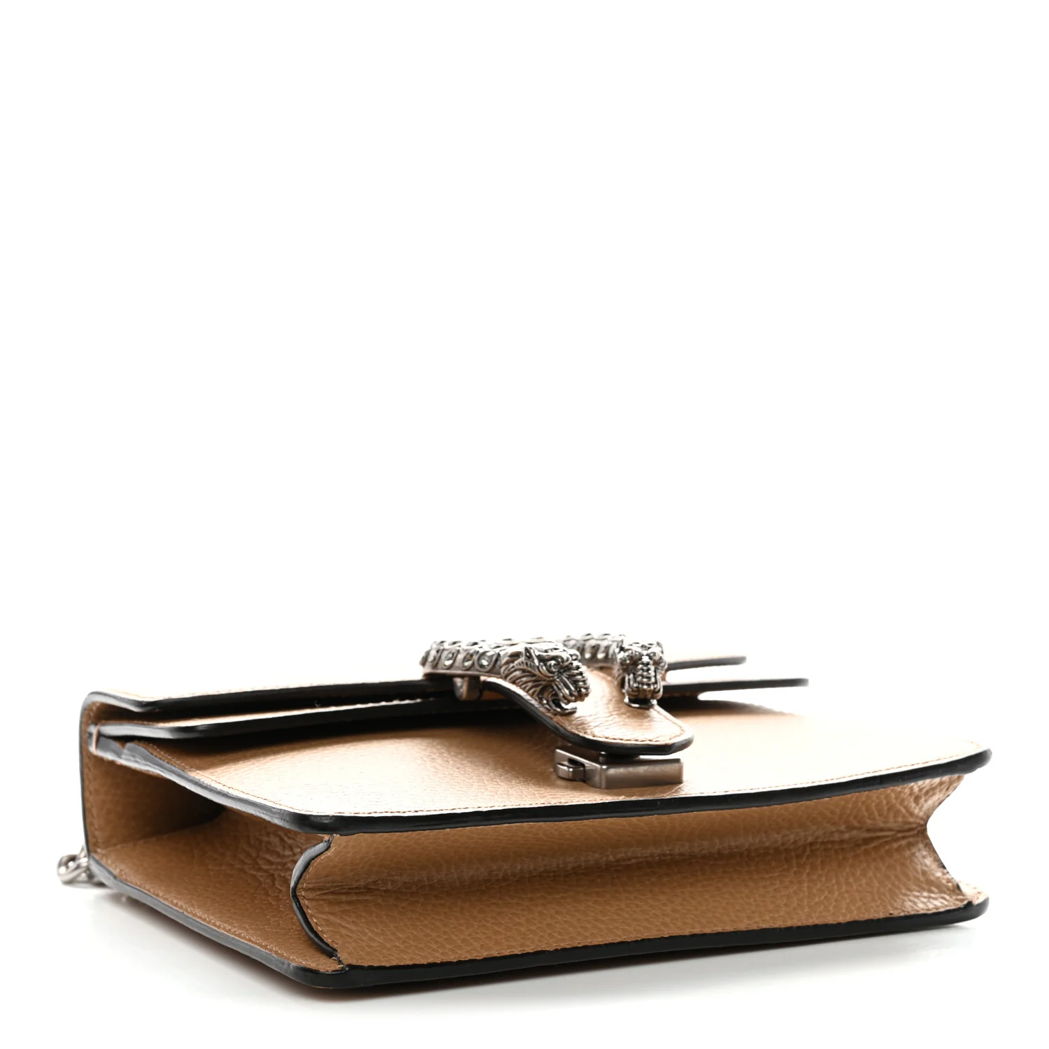 Dollar Calfskin Crystal Mini Dionysus Shoulder Bag Natural Tan Black Diamond - Image 9