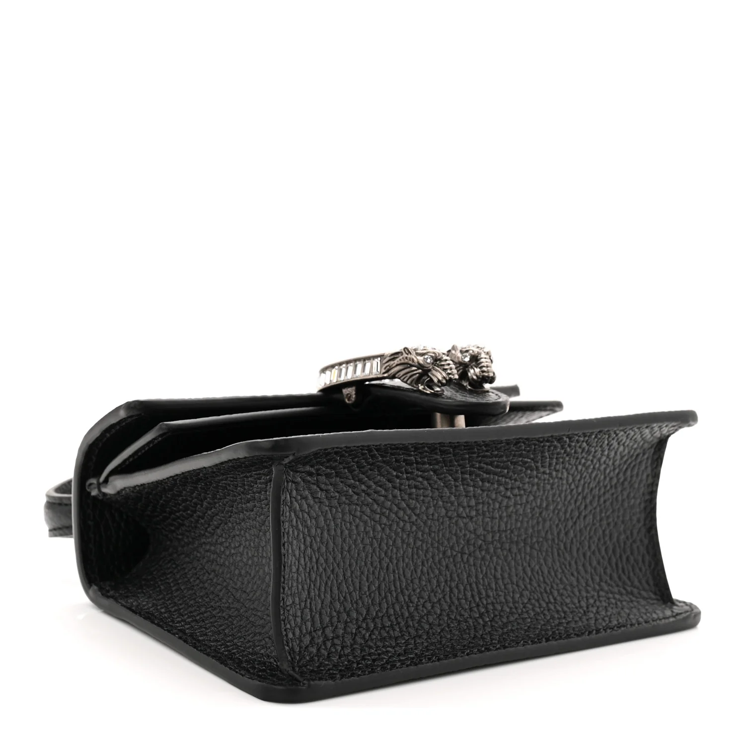 Dollar Calfskin Crystal Mini Dionysus Top Handle Bag Black Crystal - Image 4