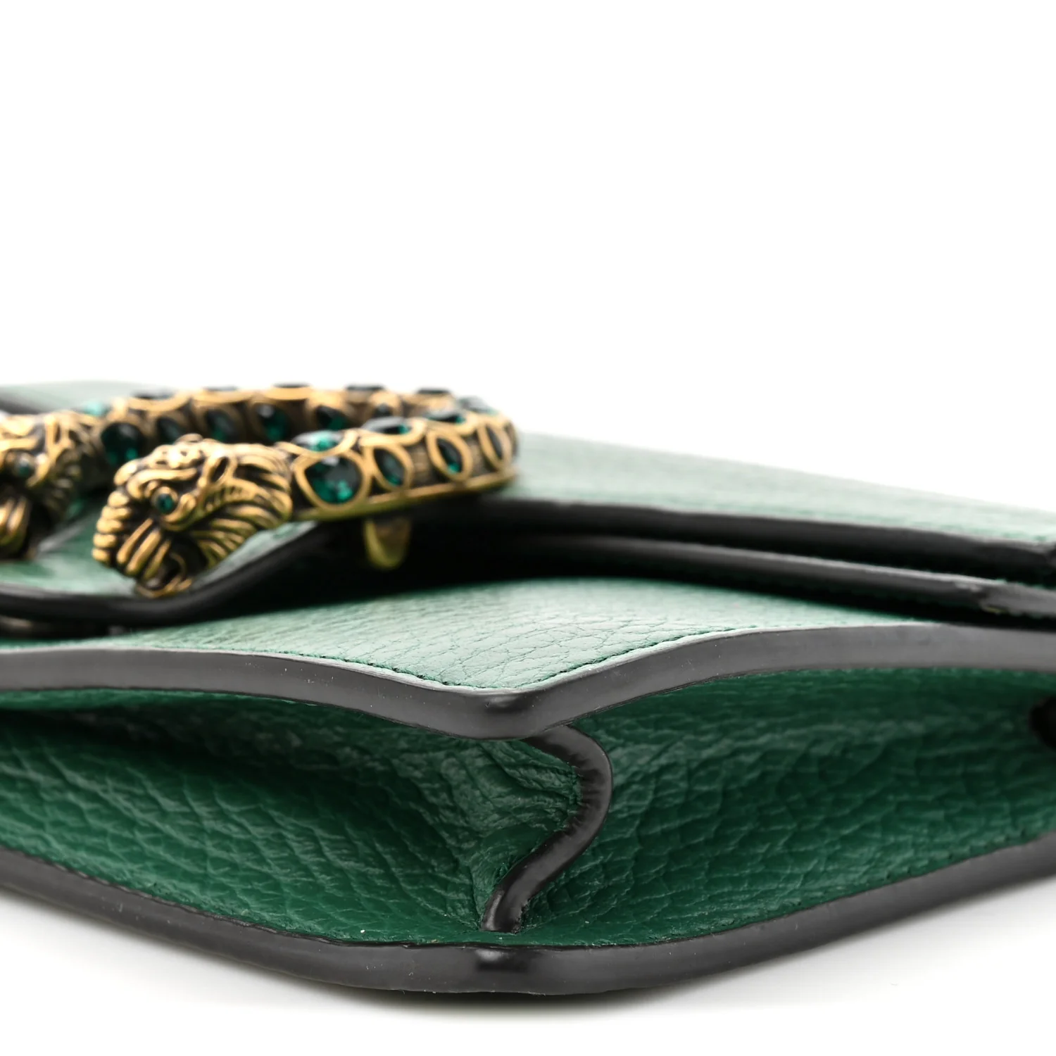 Dollar Calfskin Crystal Super Mini Dionysus Shoulder Bag Emerald - Image 15