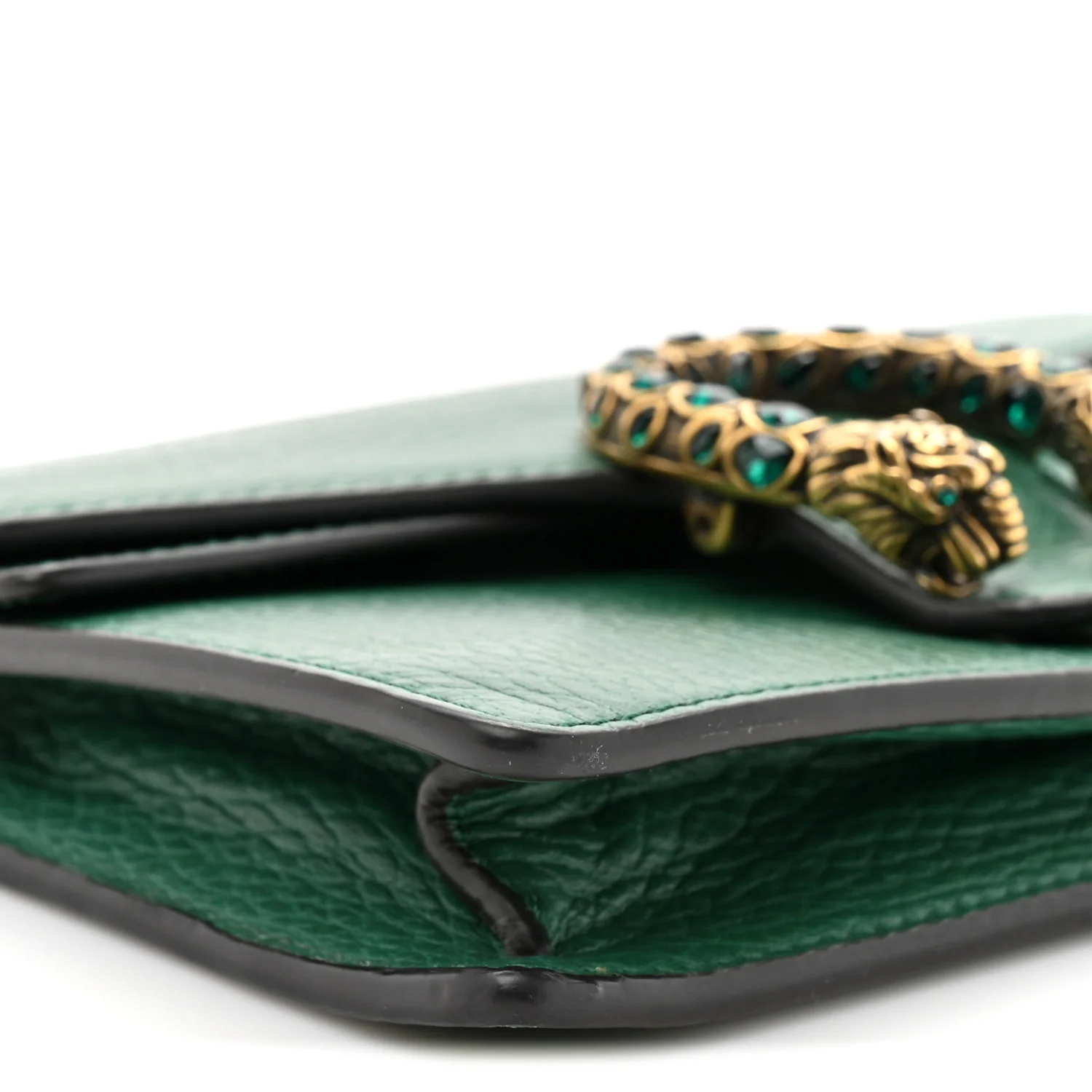 Dollar Calfskin Crystal Super Mini Dionysus Shoulder Bag Emerald - Image 17
