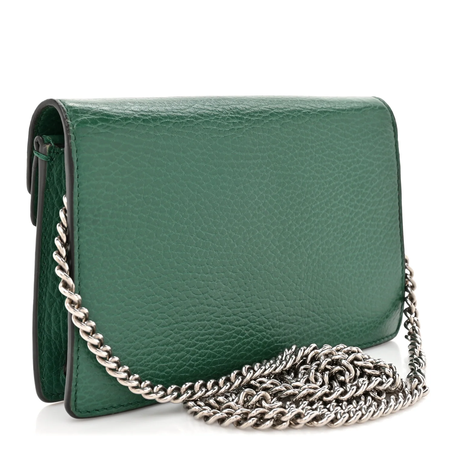 Dollar Calfskin Crystal Super Mini Dionysus Shoulder Bag Emerald - Image 5