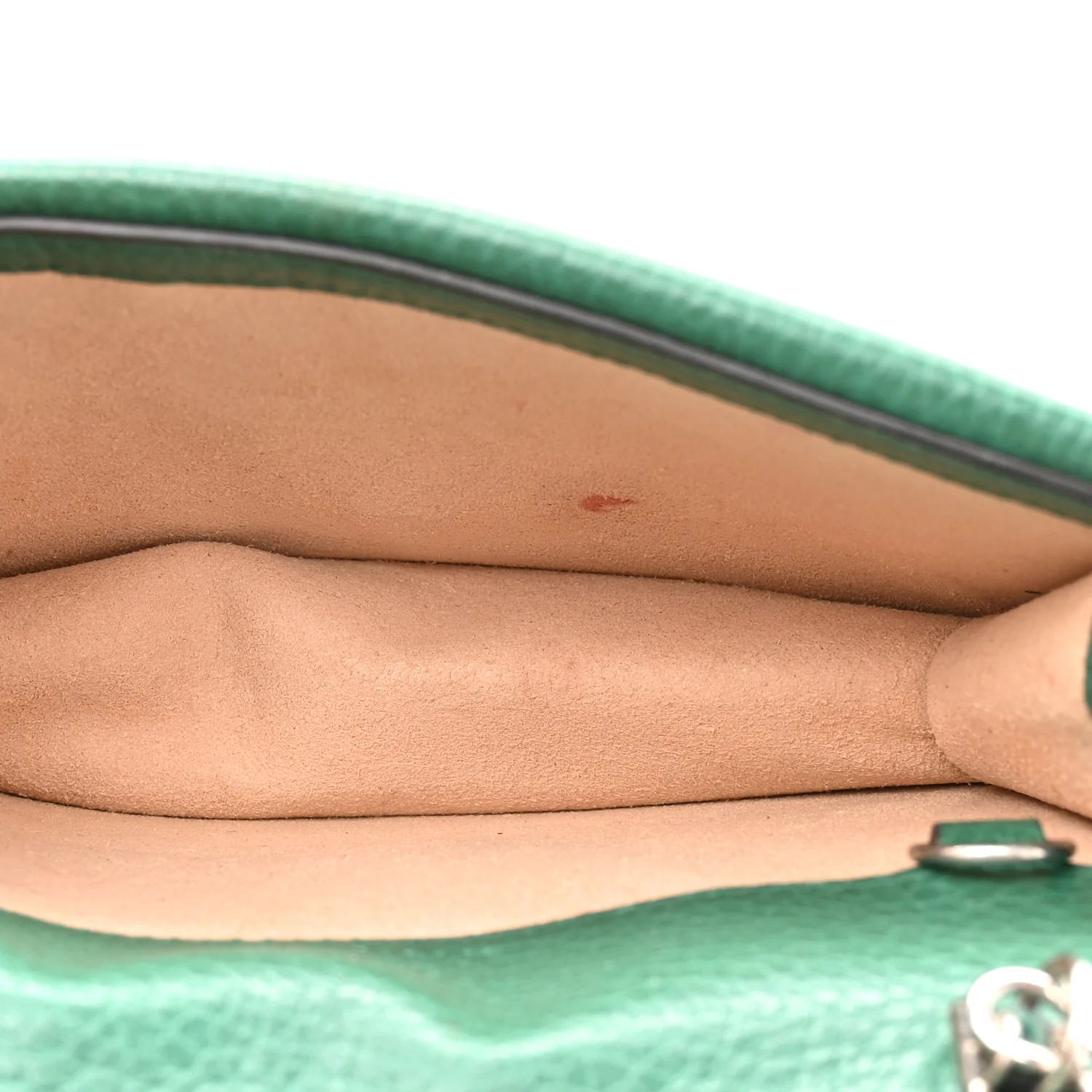 Dollar Calfskin Crystal Super Mini Dionysus Shoulder Bag Emerald - Image 8