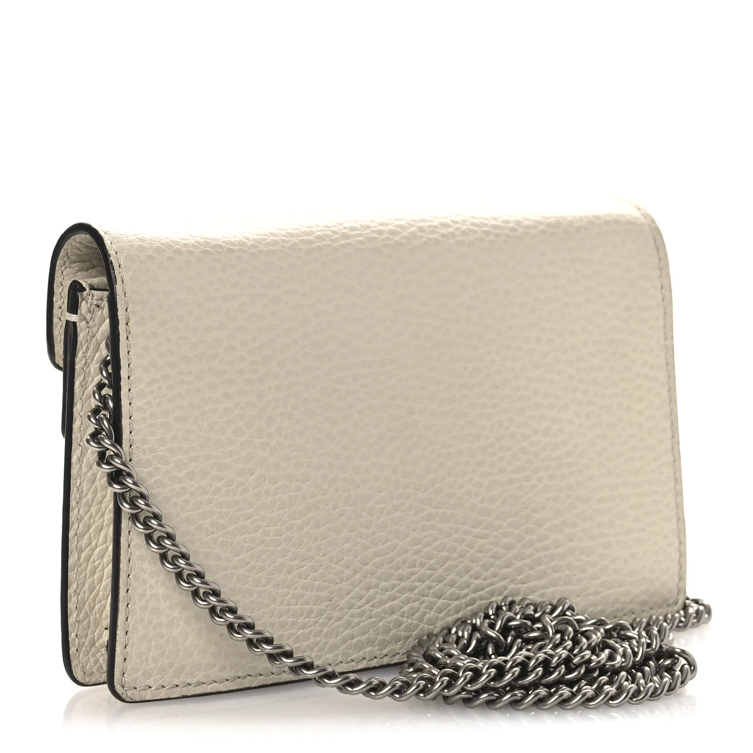 Dollar Calfskin Crystal Super Mini Dionysus Shoulder Bag Mystic White Black Diamond - Image 3