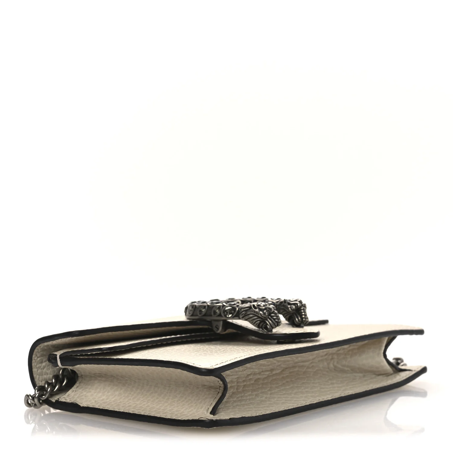 Dollar Calfskin Crystal Super Mini Dionysus Shoulder Bag Mystic White Black Diamond - Image 4