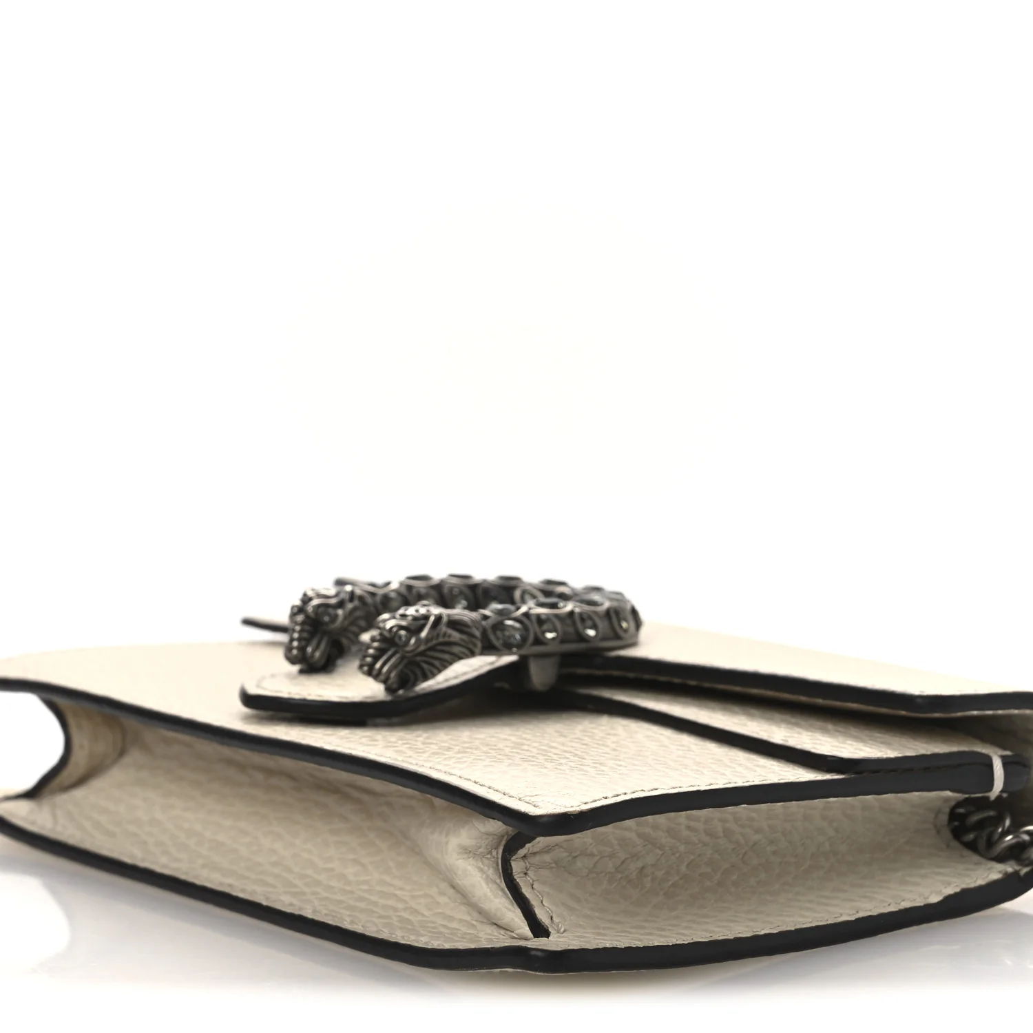 Dollar Calfskin Crystal Super Mini Dionysus Shoulder Bag Mystic White Black Diamond - Image 9