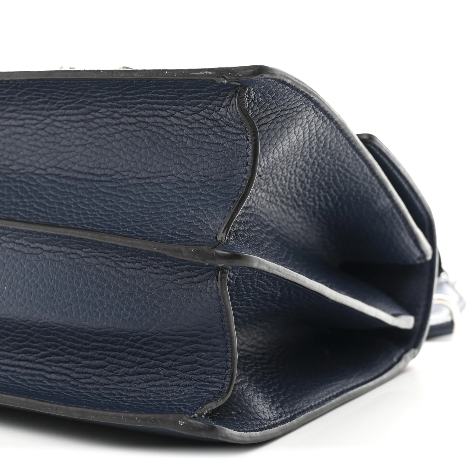 Dollar Calfskin Crystal Web Medium Dionysus Bamboo Top Handle Bag Blue Agata Montana Sapphire - Image 11