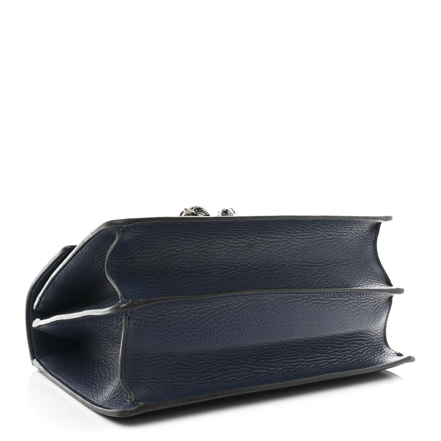 Dollar Calfskin Crystal Web Medium Dionysus Bamboo Top Handle Bag Blue Agata Montana Sapphire - Image 4