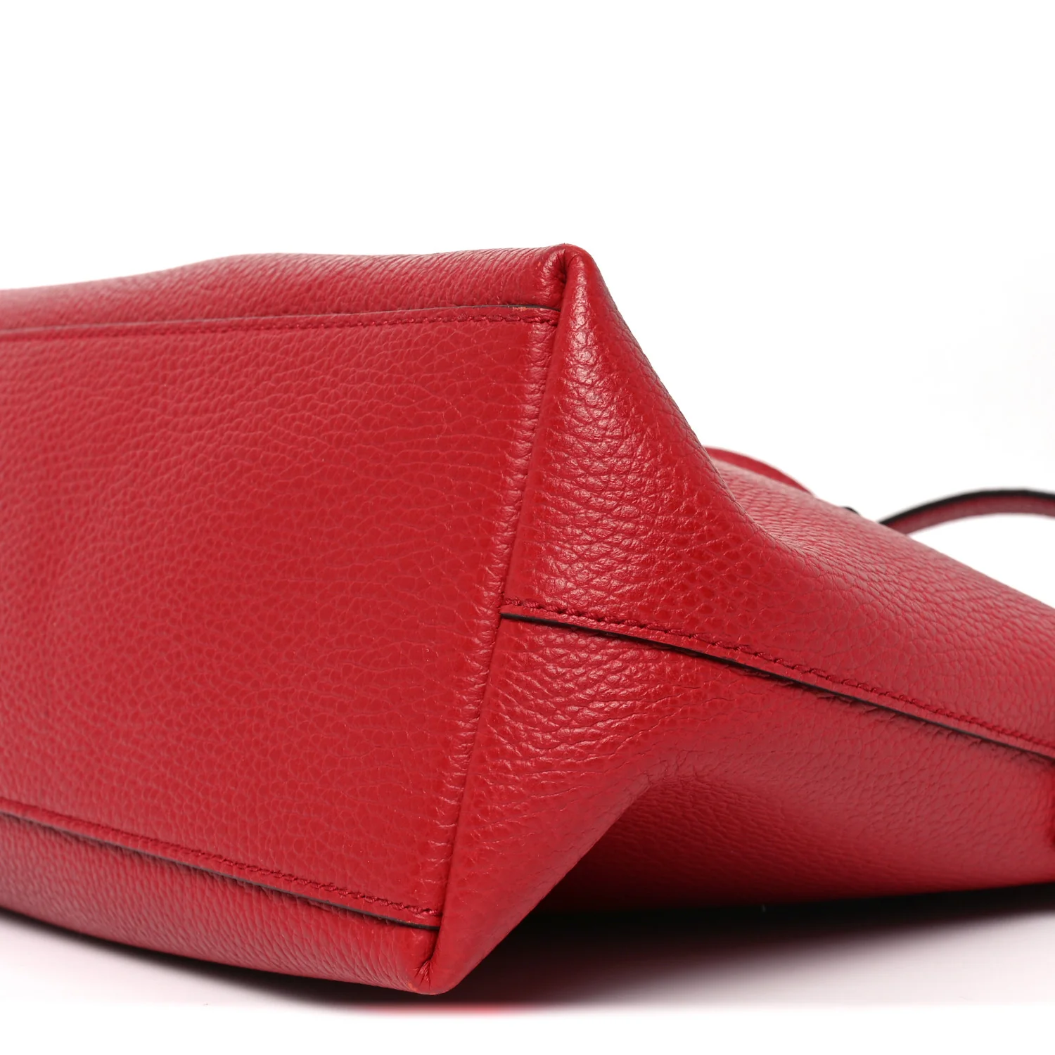 Dollar Calfskin GG Charm Satchel Red - Image 10