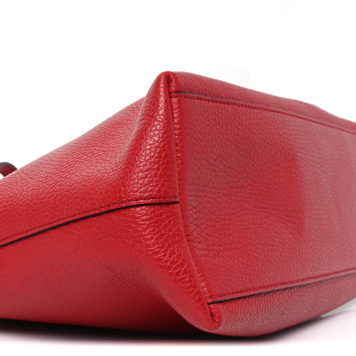 Dollar Calfskin GG Charm Satchel Red - Image 9