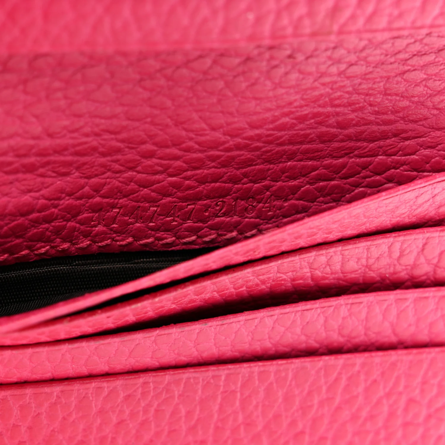 Dollar Calfskin GG Marmont Compact Wallet Box Pink - Image 7
