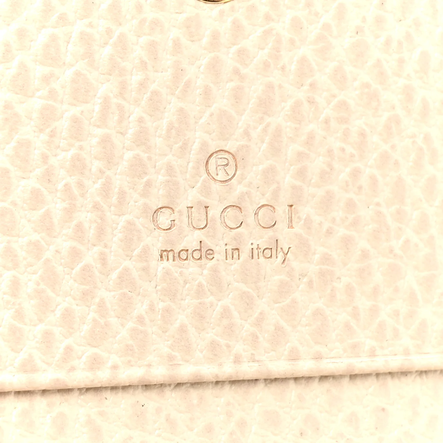 Dollar Calfskin GG Supreme Monogram GG Marmont Card Case Mystic White Beige Ebony - Image 6