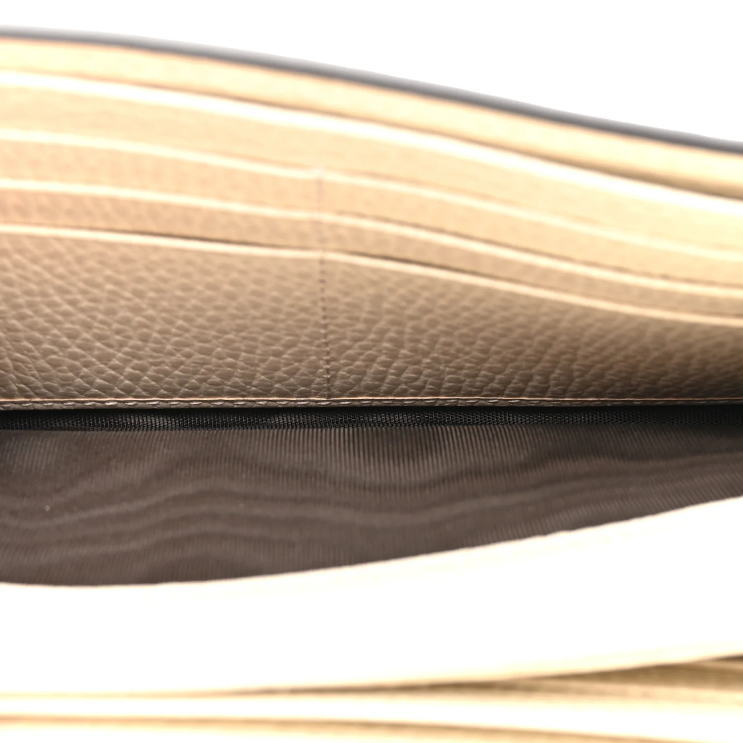 Dollar Calfskin GG Supreme Monogram GG Marmont Continental Wallet Mystic White Beige Ebony - Image 5